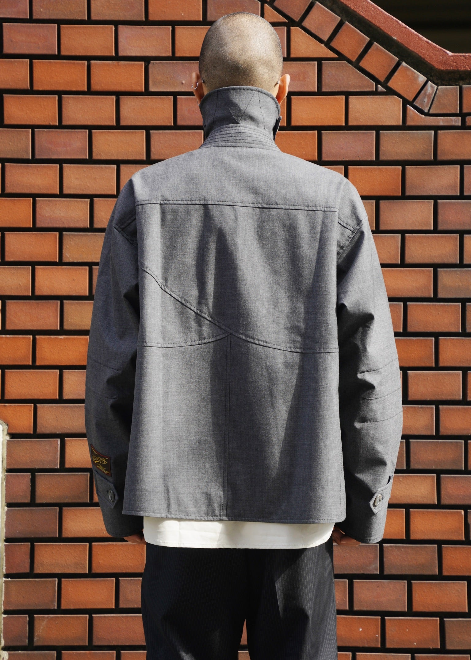D.Nart.Ampta 25AW round cut short trench coat