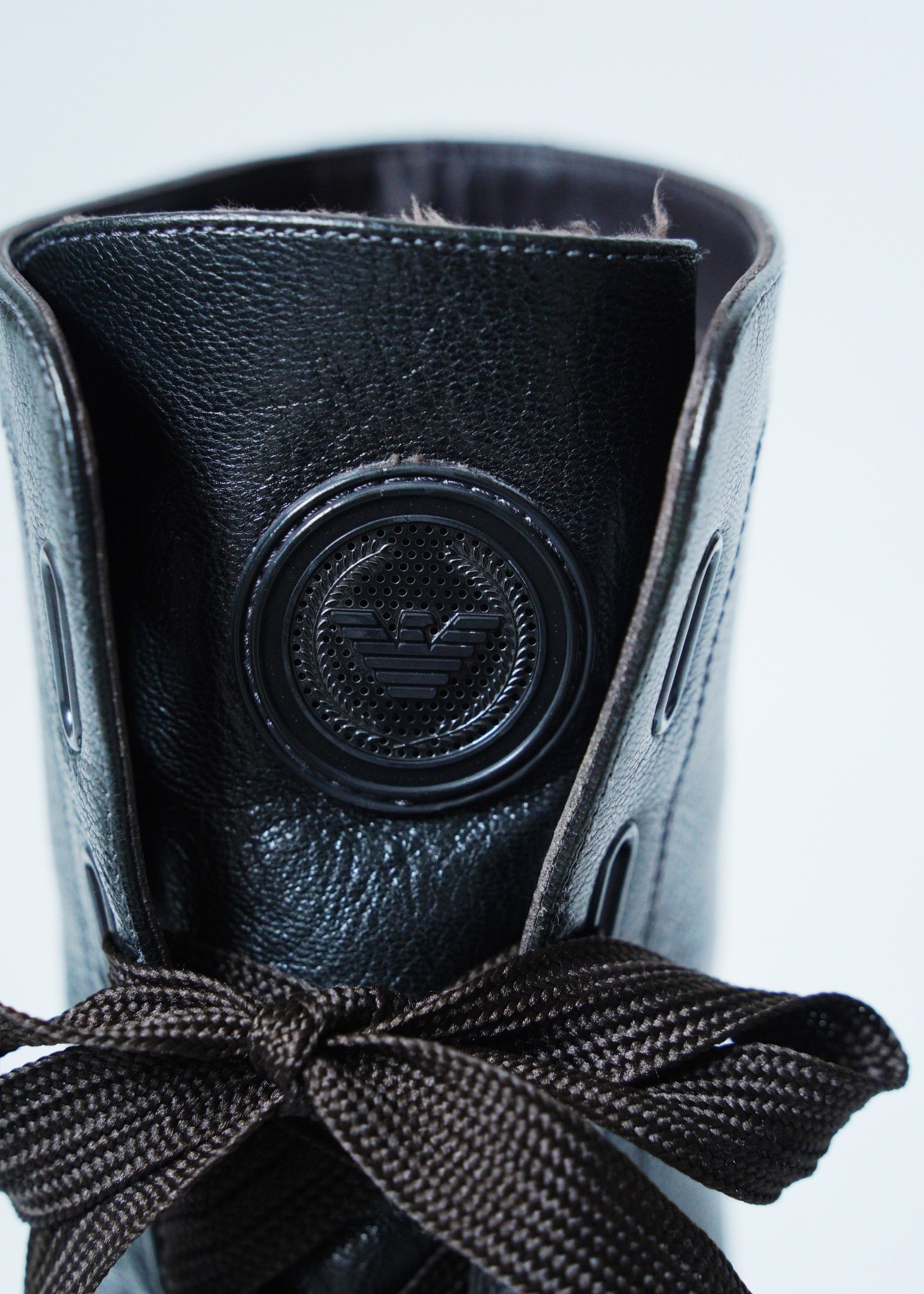 00's EMPORIO ARMANI lace up boots
