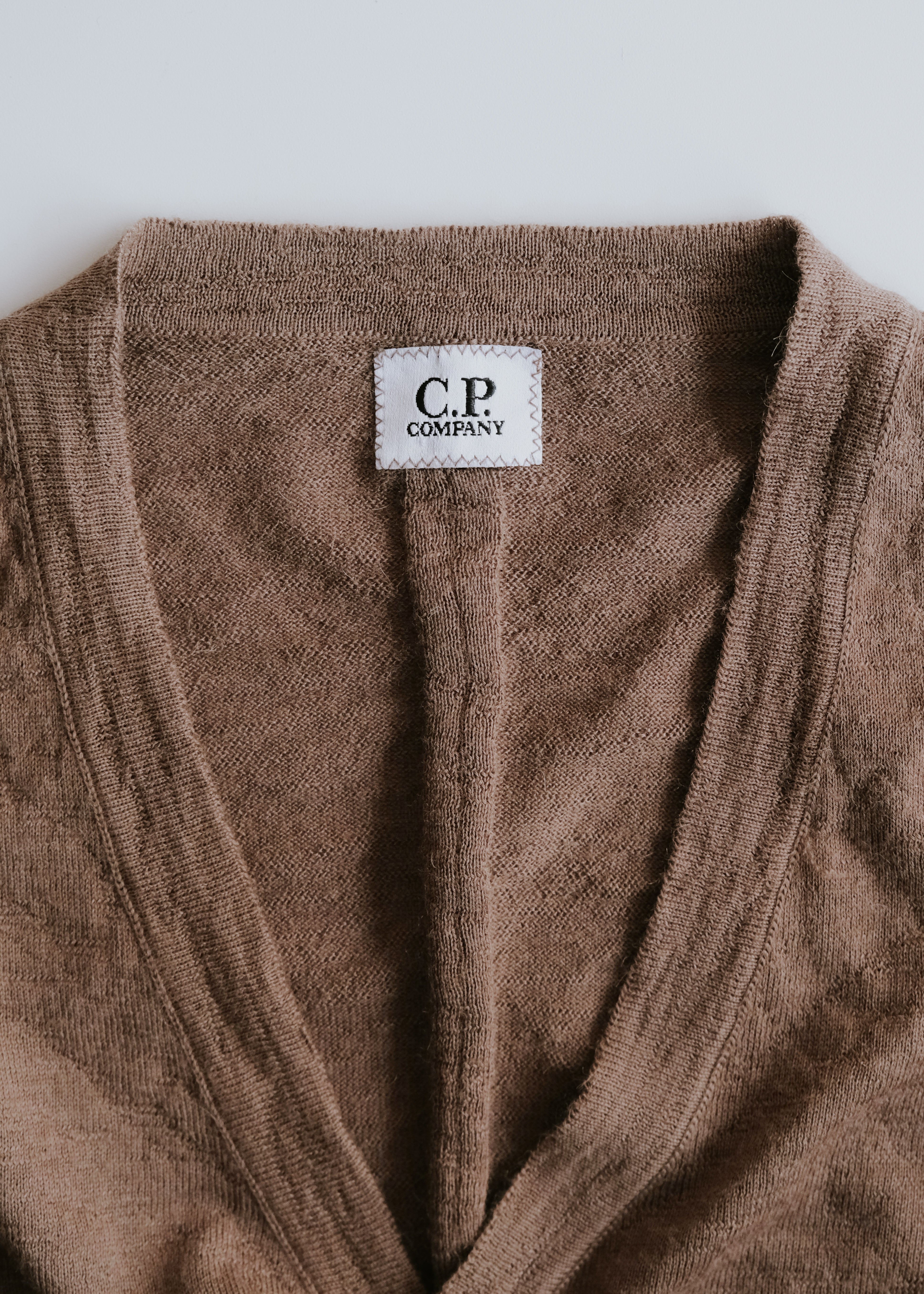 00-10's C.P. COMPANY alpaca wool knit cardigan