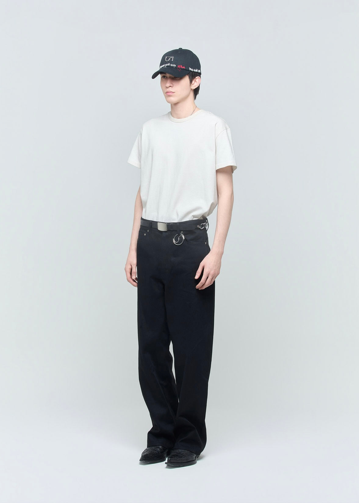 SHOOP 26AW LOOSE FIT DENIM PANTS / Black