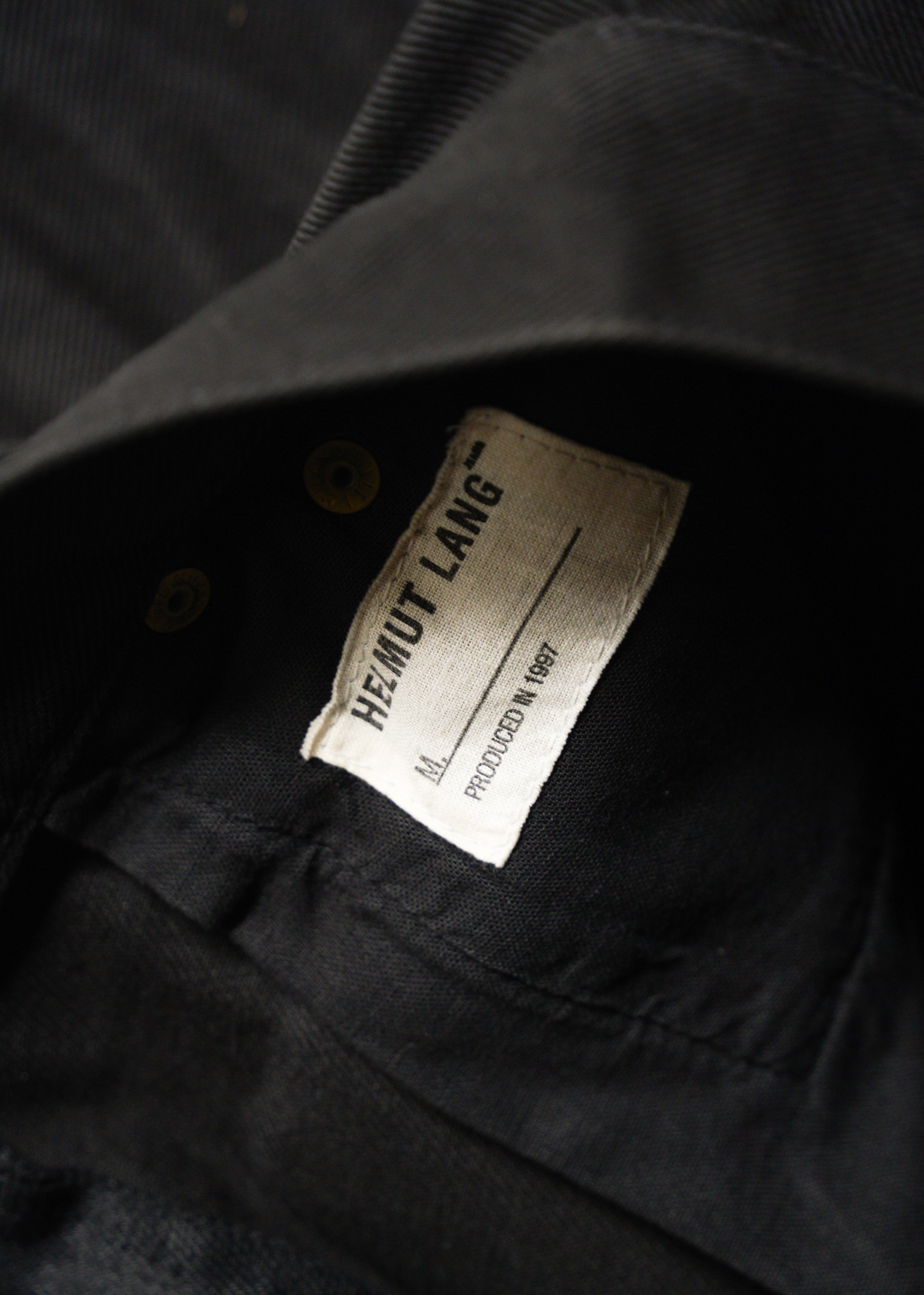HELMUT LANG 1997 rubber coating jeans