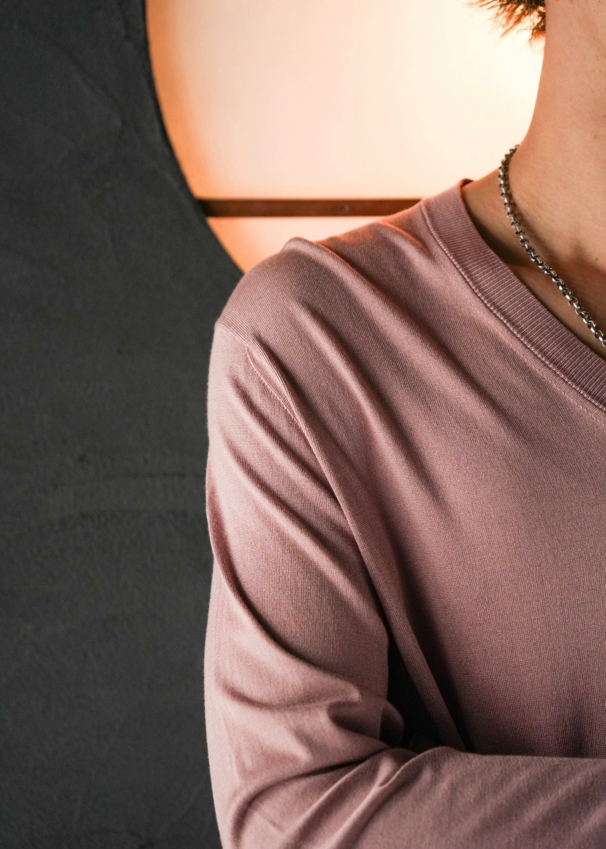00’s DOLCE&GABBANA v neck silk knit
