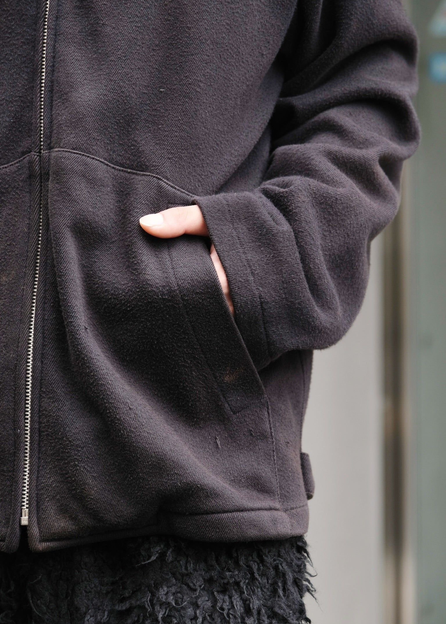 Y's for men 94SS cotton loose drizzler jacket