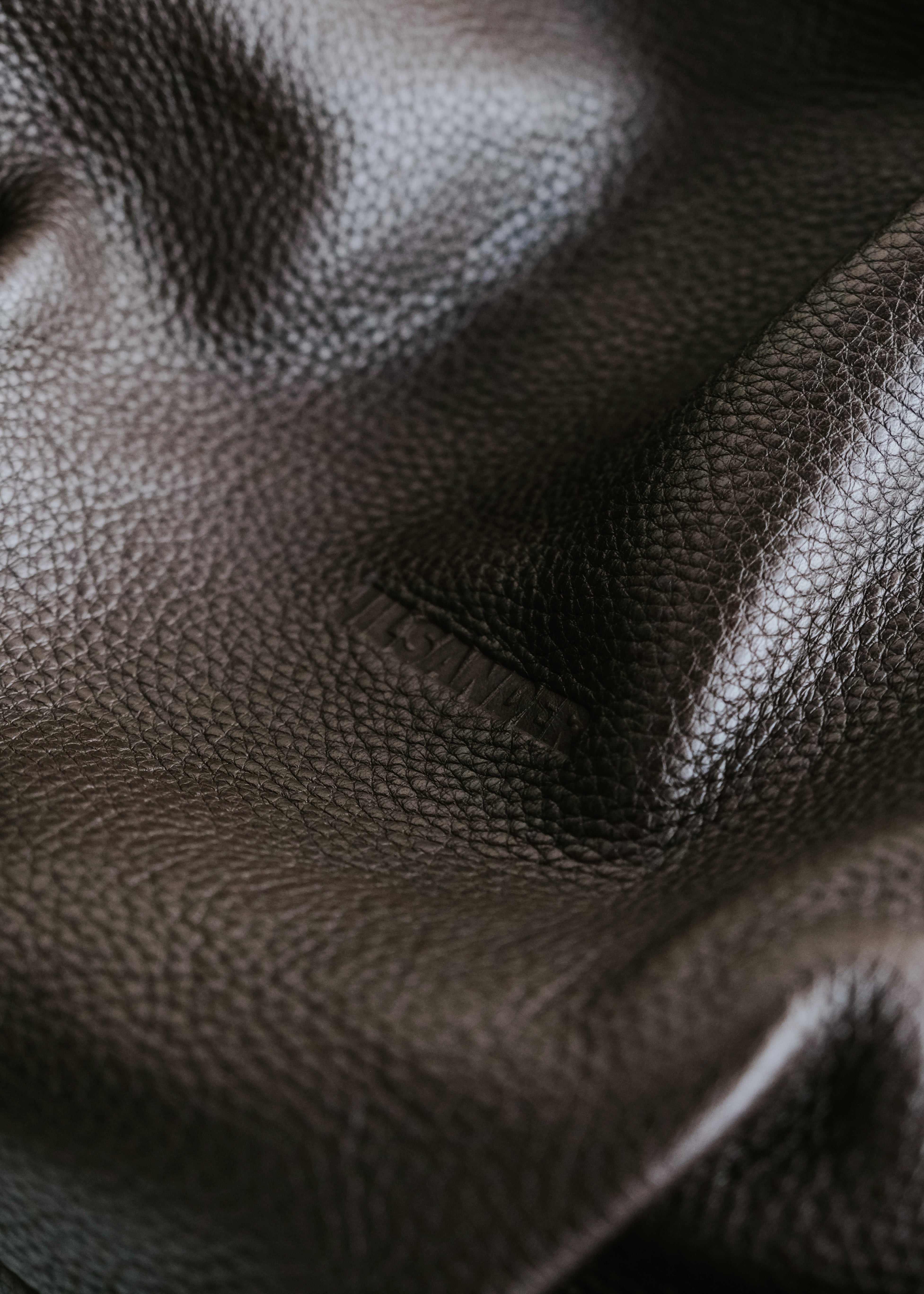 00's JIL SANDER gathered leather top handle bag