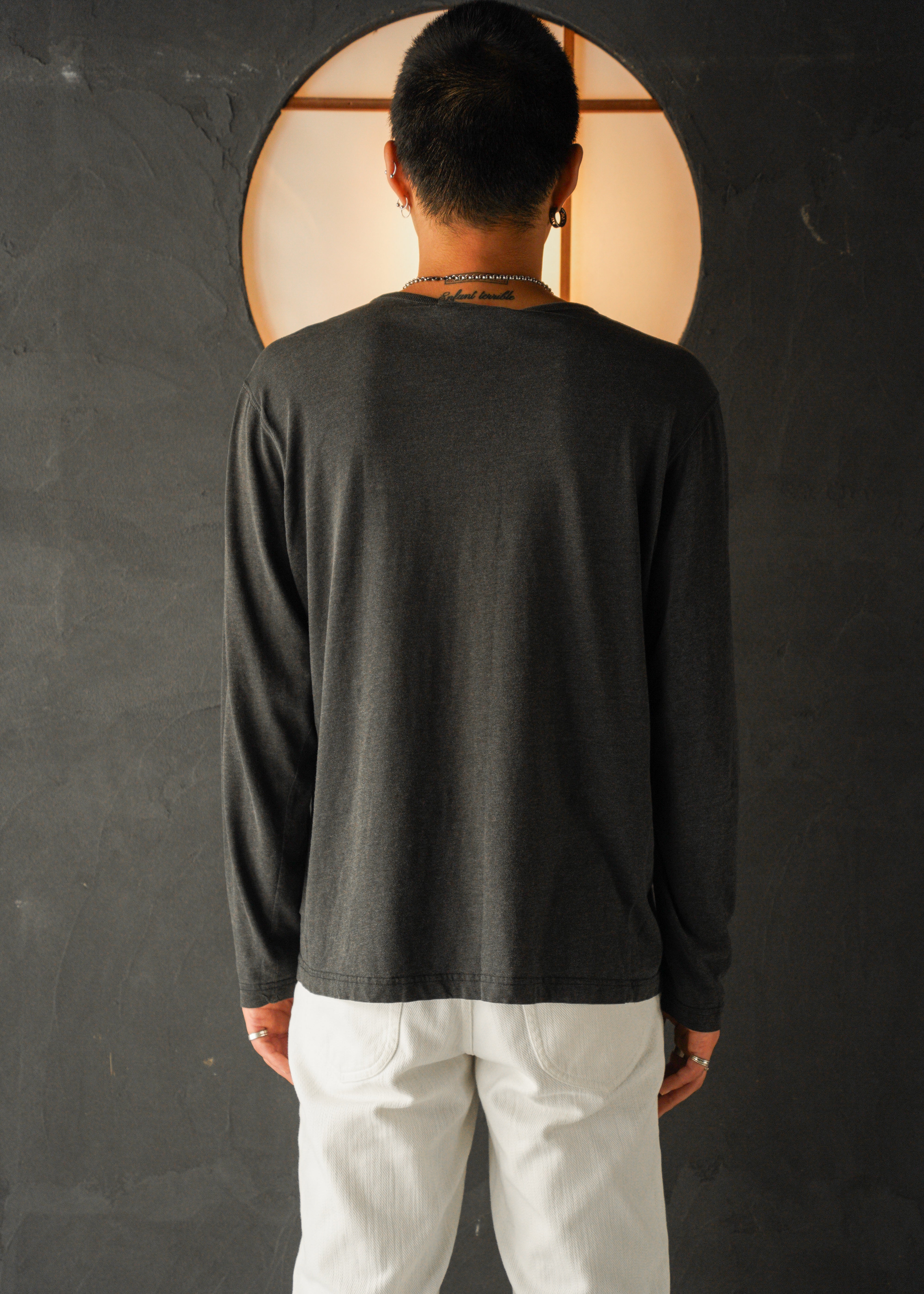 90’s BANANA REPUBLIC crew neck long sleeve cut sew