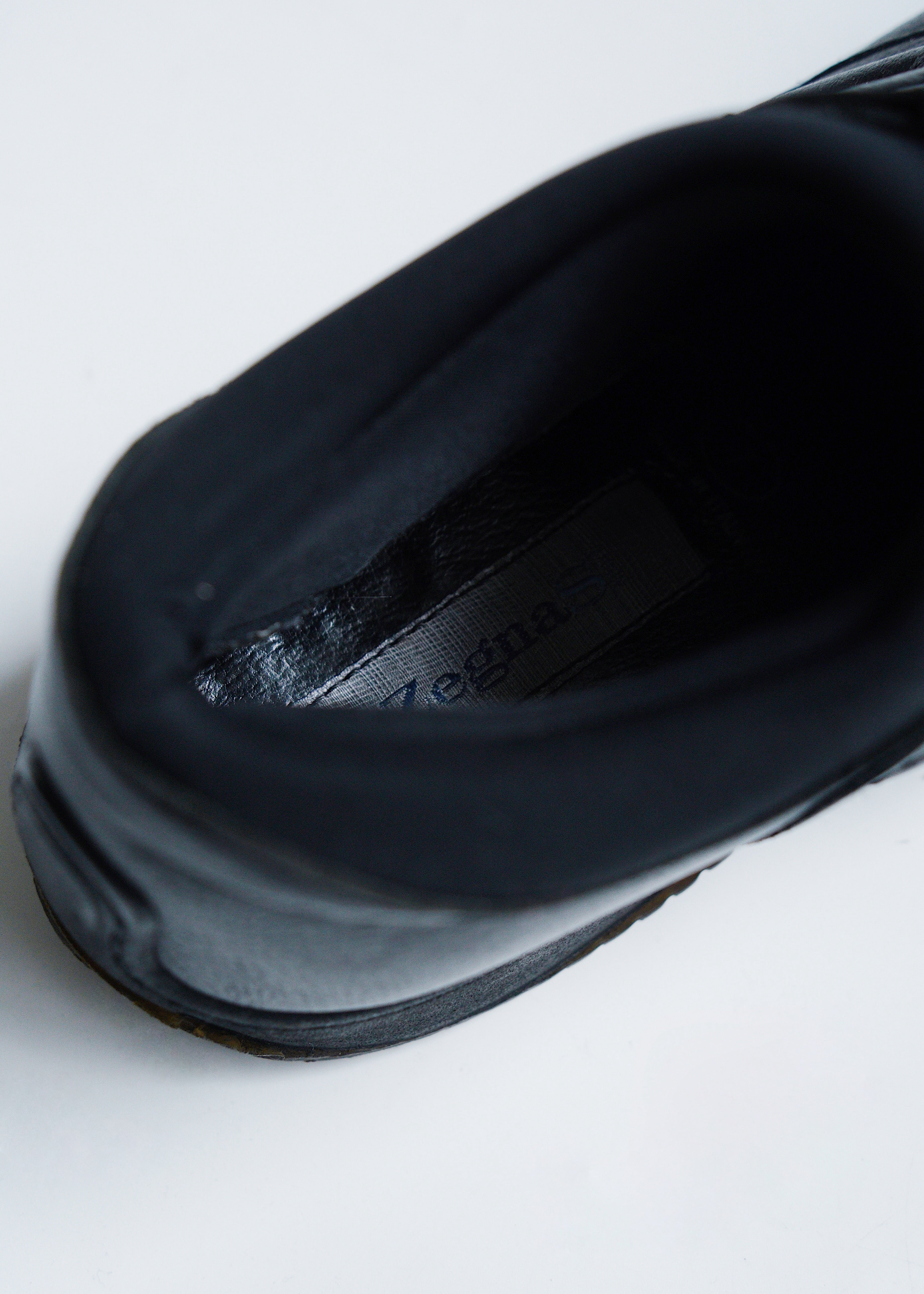 00's Zegna sport leather sneaker