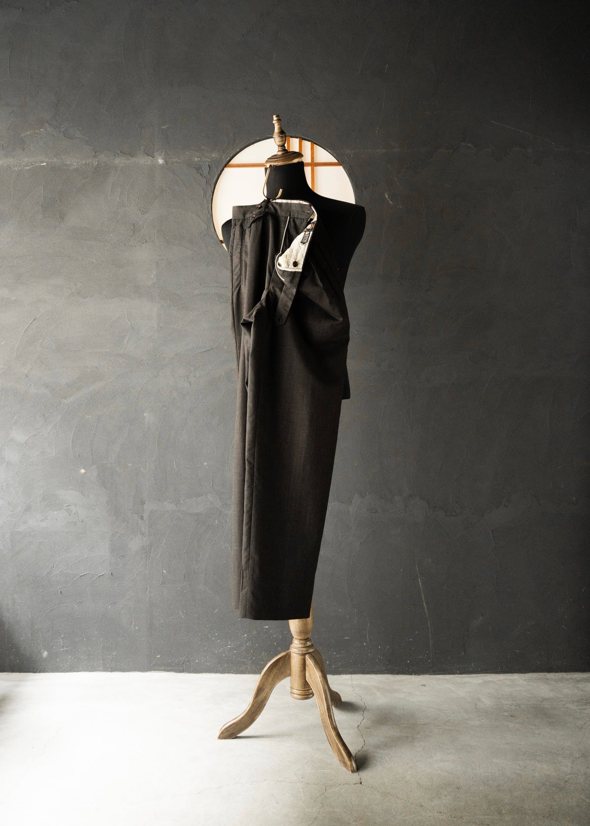 80-90’s EMPORIO ARMANI two tuck wool slacks