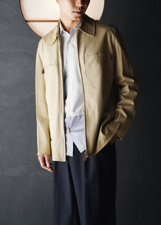 00's DRIES VAN NOTEN switching stripe shirt