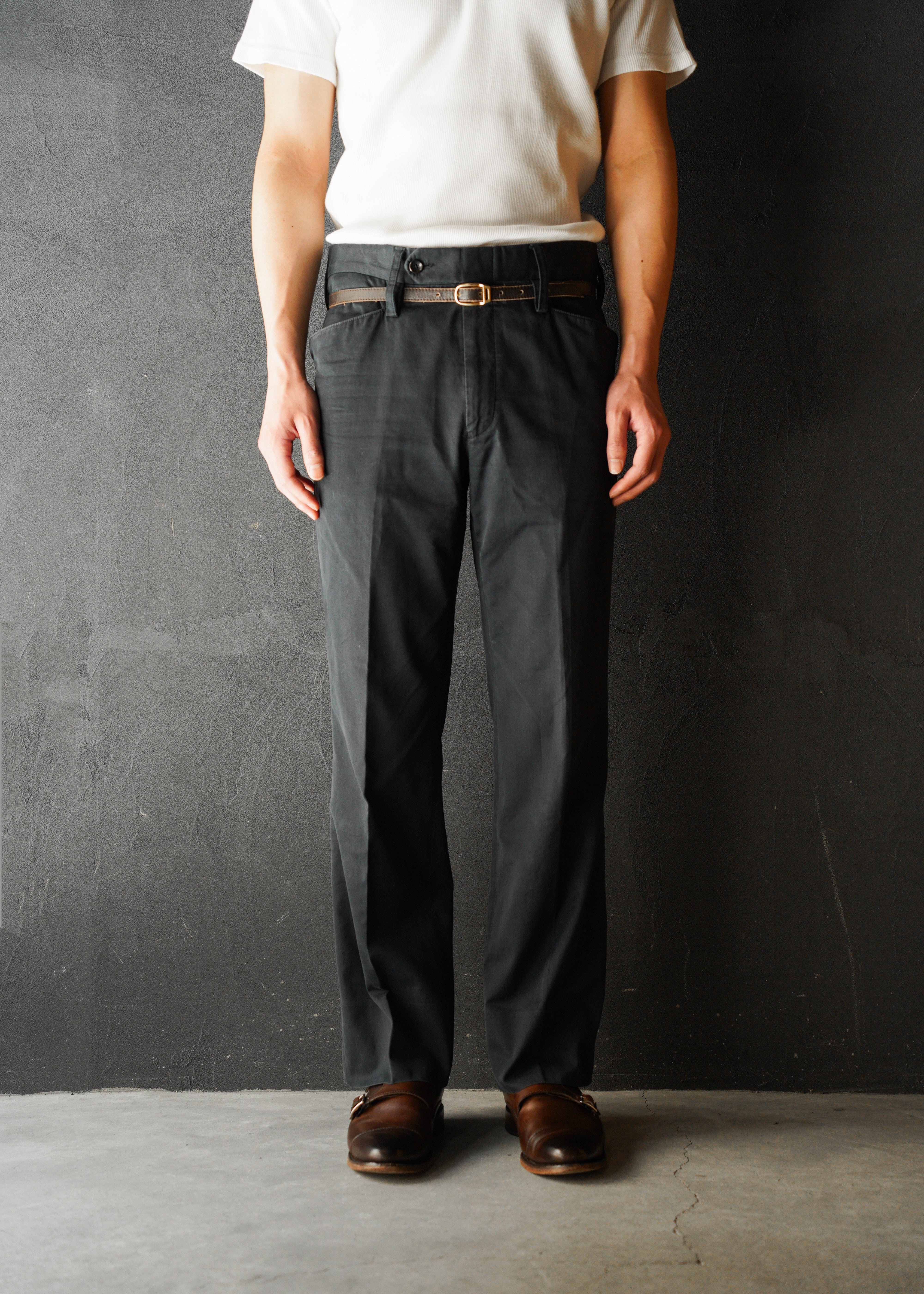GUCCI by Tom Ford 2004SS tapered cotton trousers