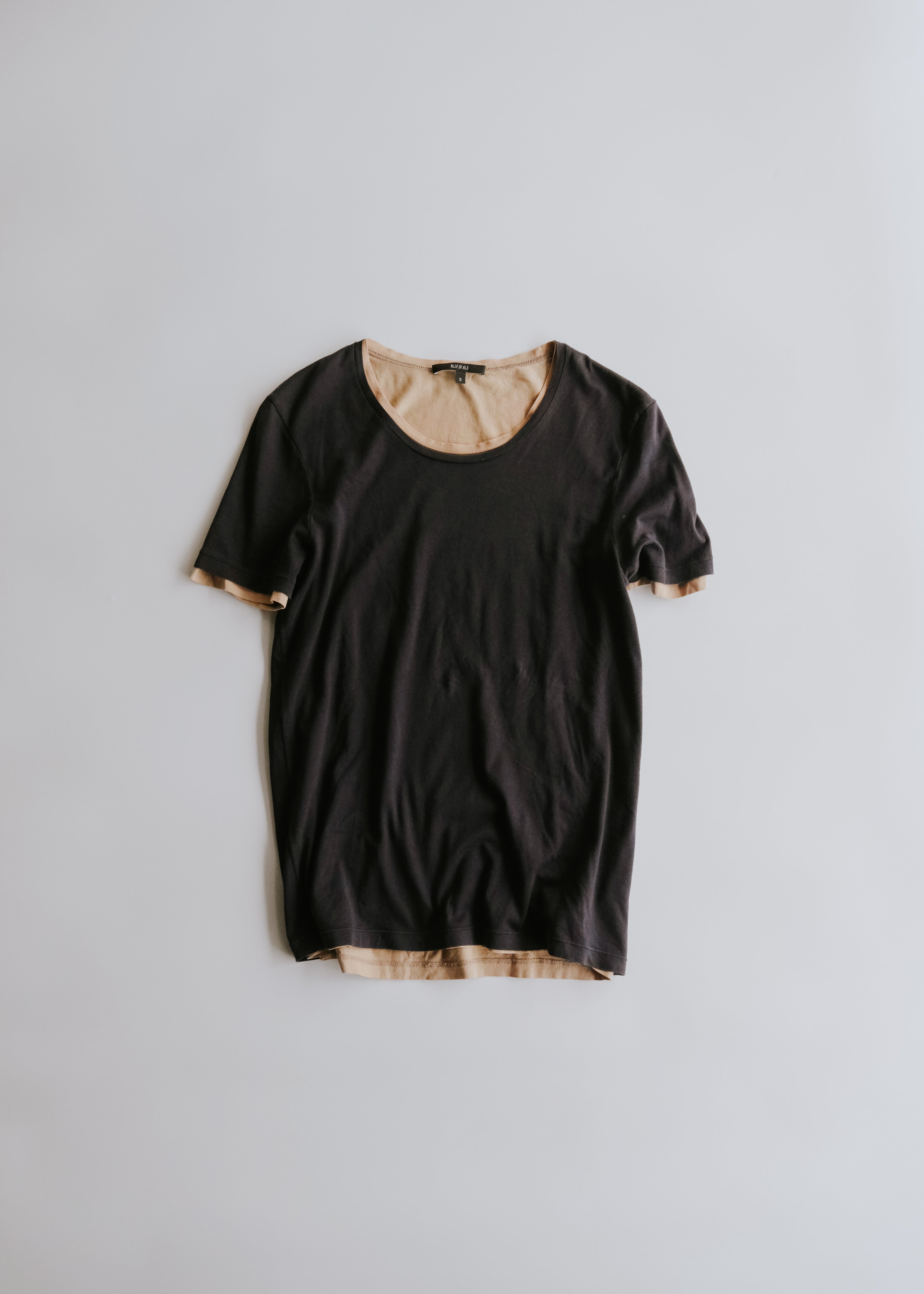 00-10's GUCCI layered S/S T shirt