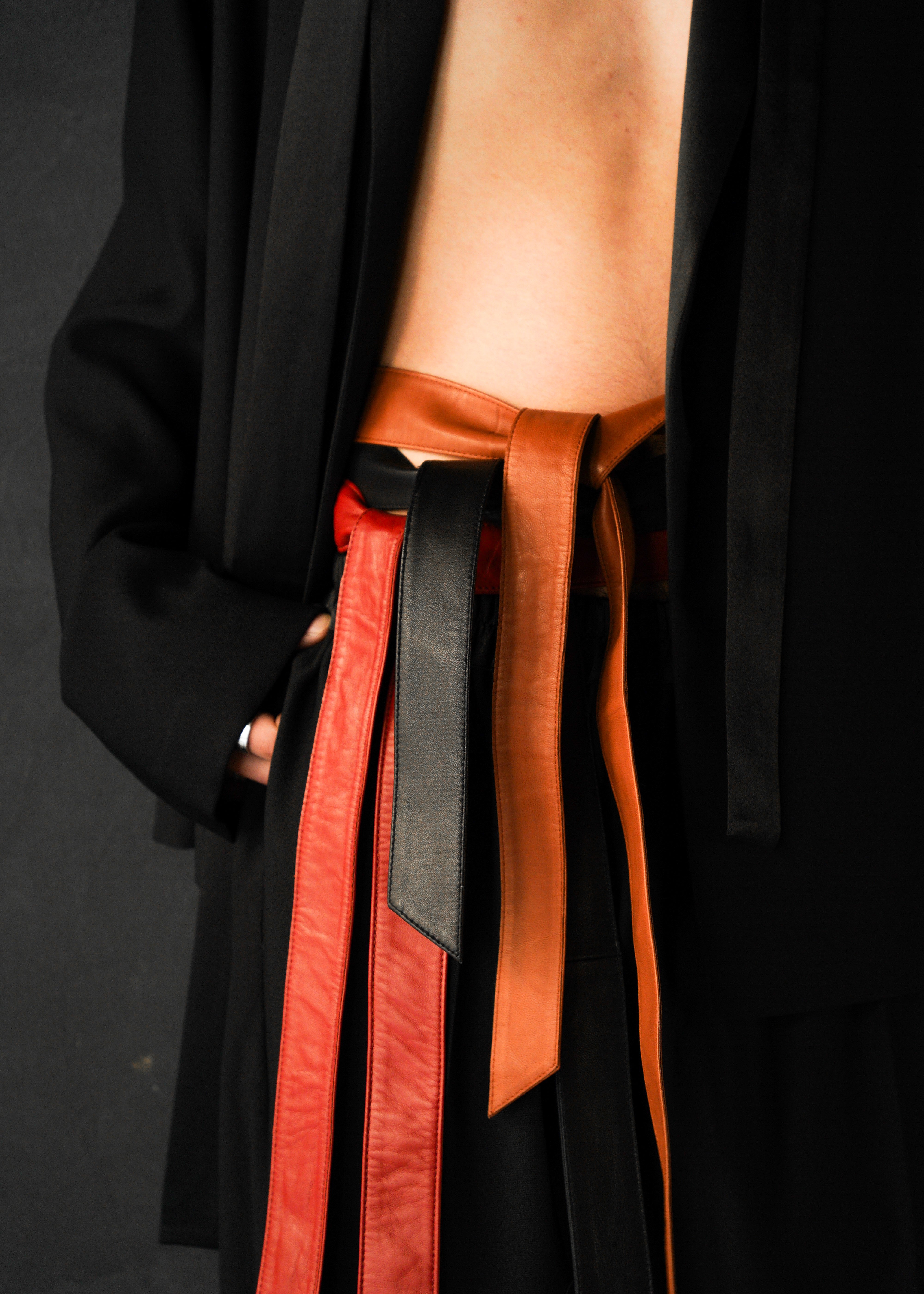 JEANPAULKNOTT 26SS LEATHER BELT