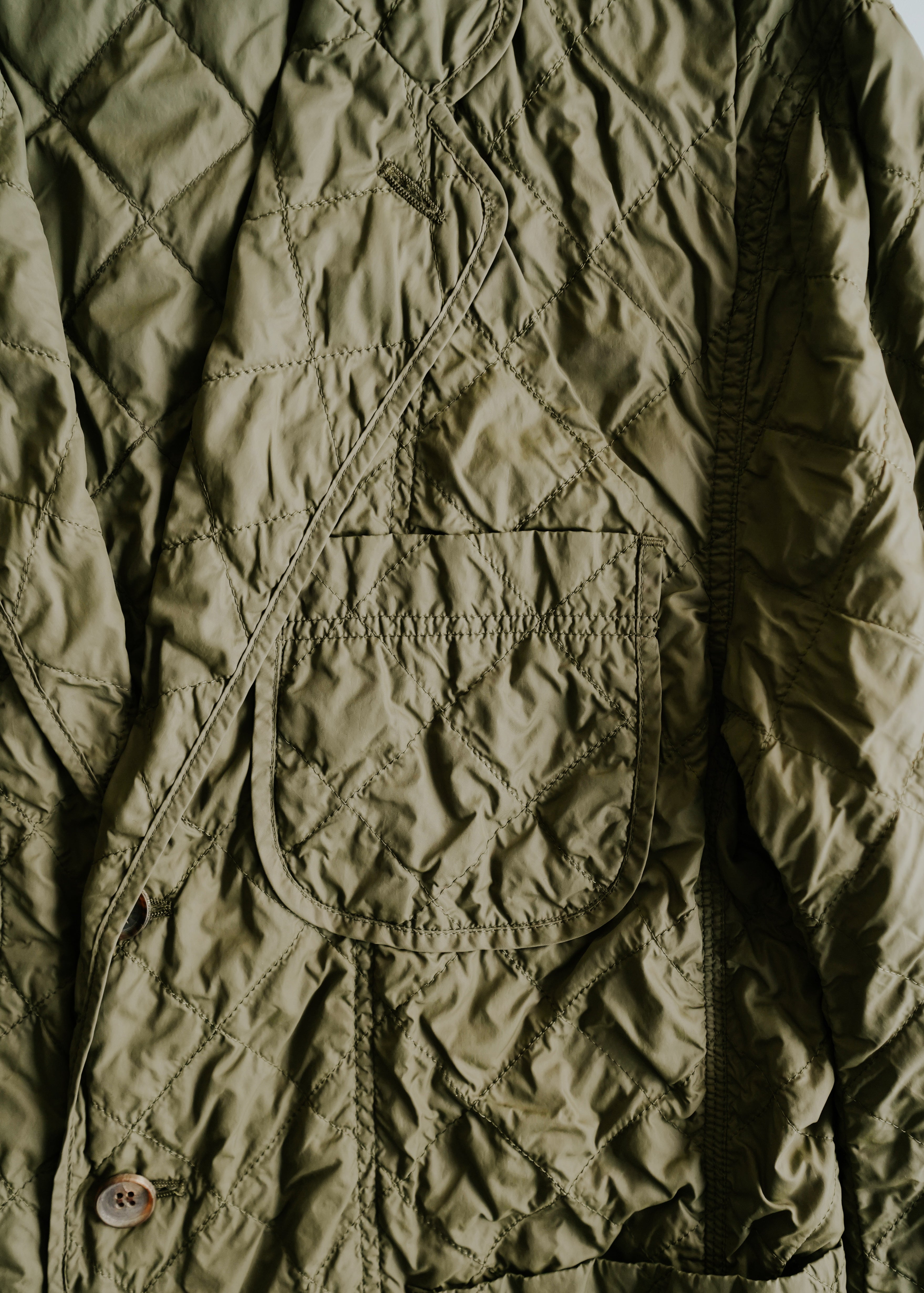 ISSEY MIYAKE MEN 09AW quilted tailored jacket