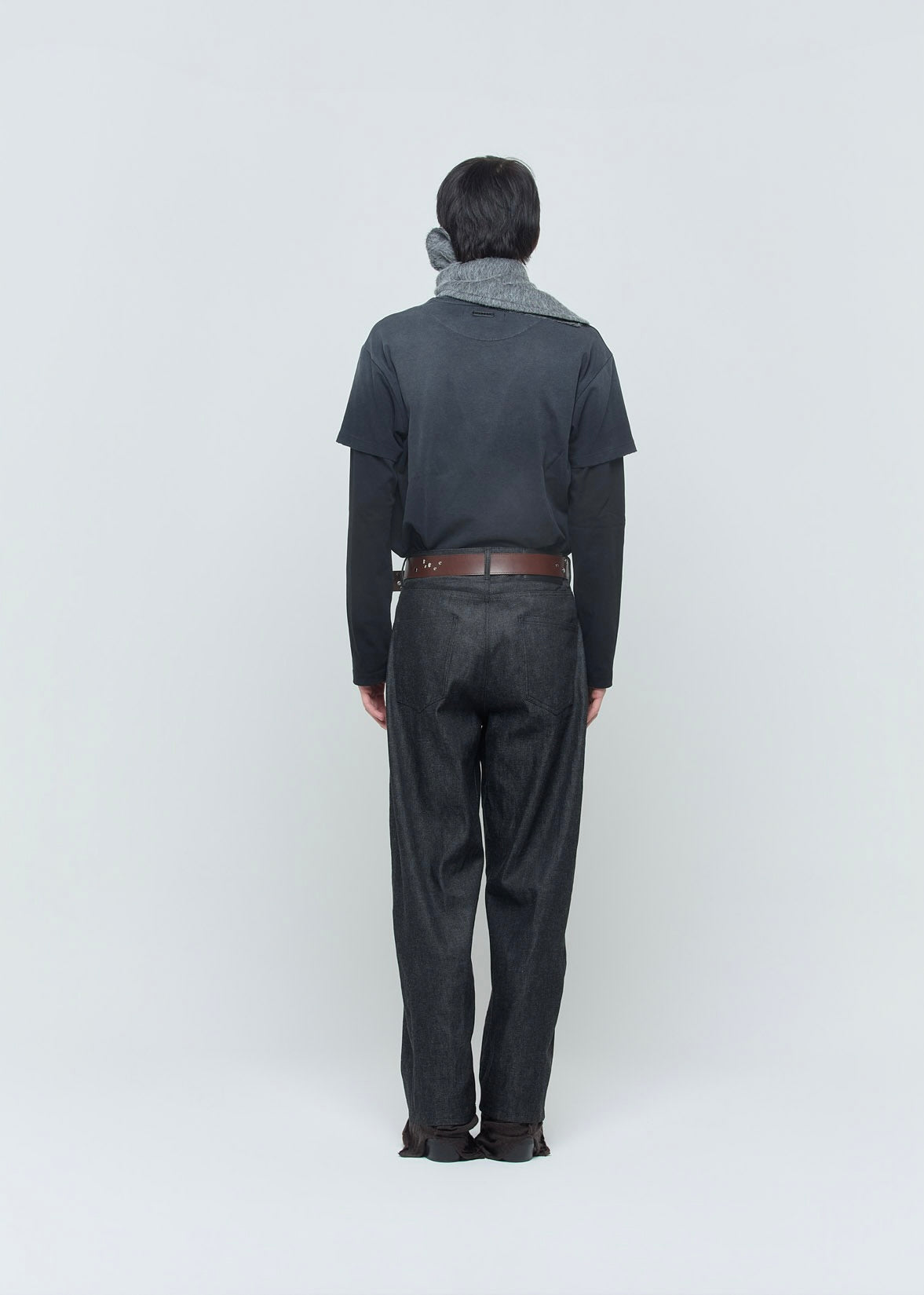 SHOOP 26AW RANDOM STUDS BELT / Brown