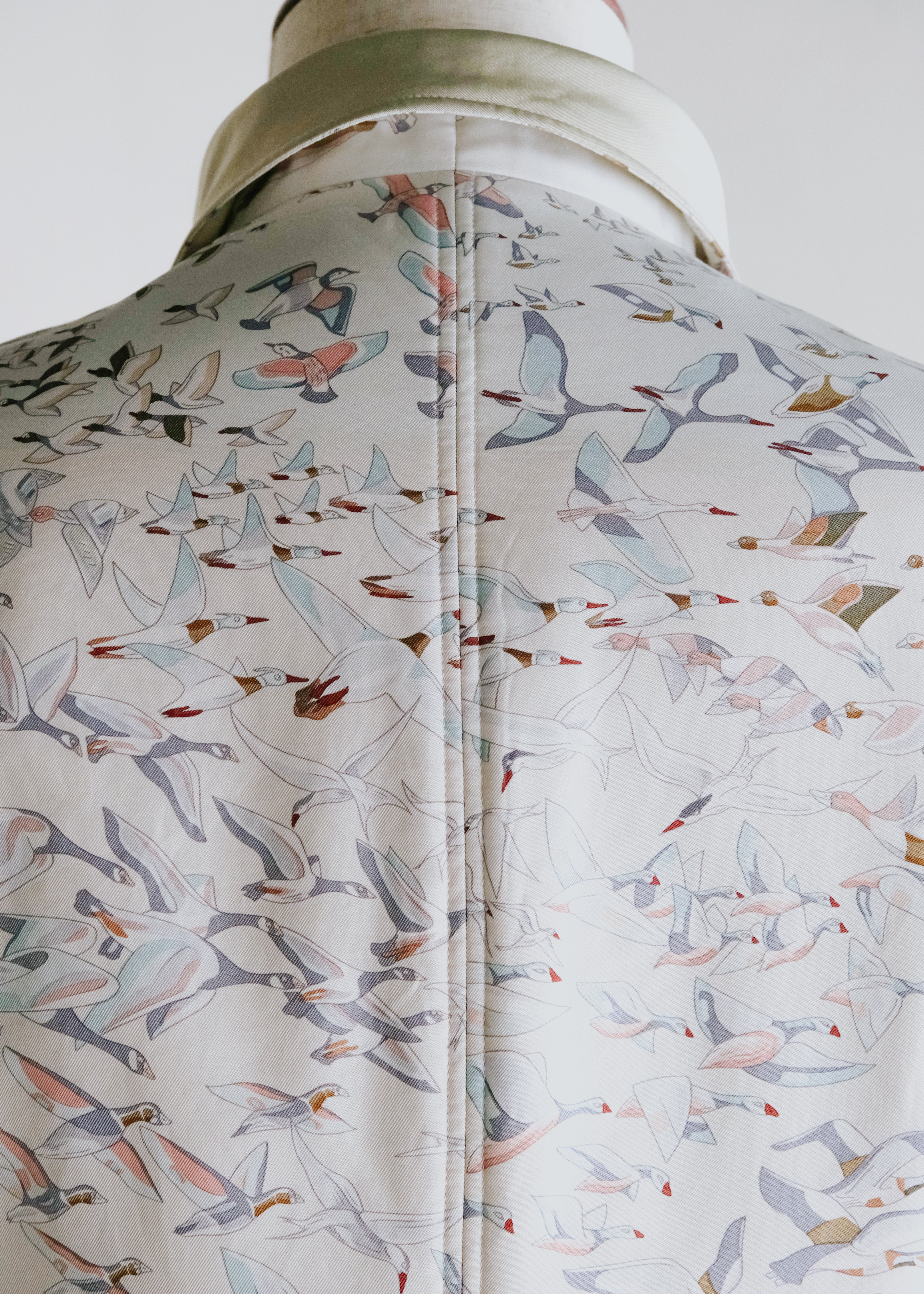 HERMÈS by Martin Margiela silk reversible blouson
