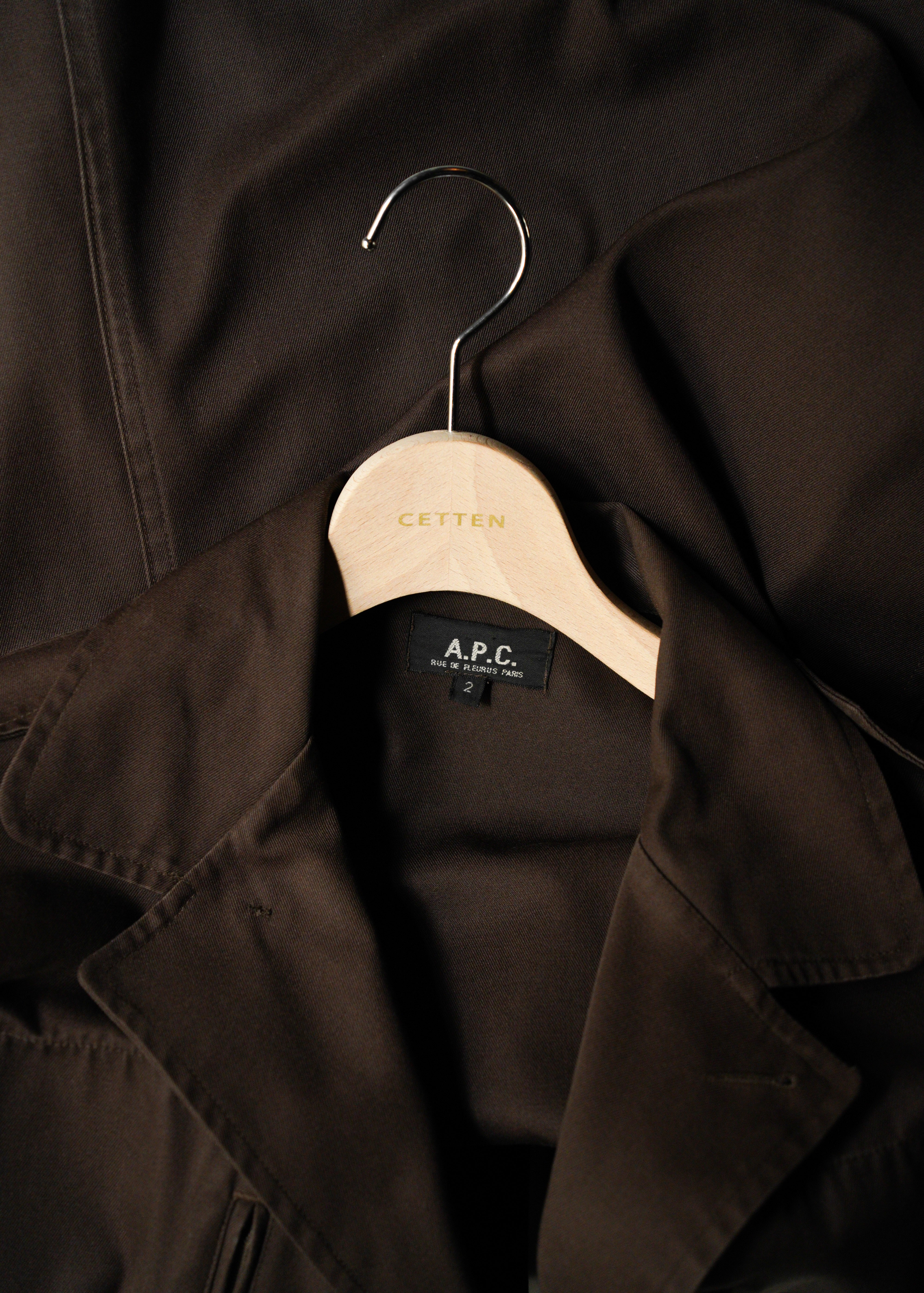 A.P.C. アーペーセー 90年代 フライフロント ミリタリージャケット 古着 ヴィンテージ フレンチカジュアル メンズ