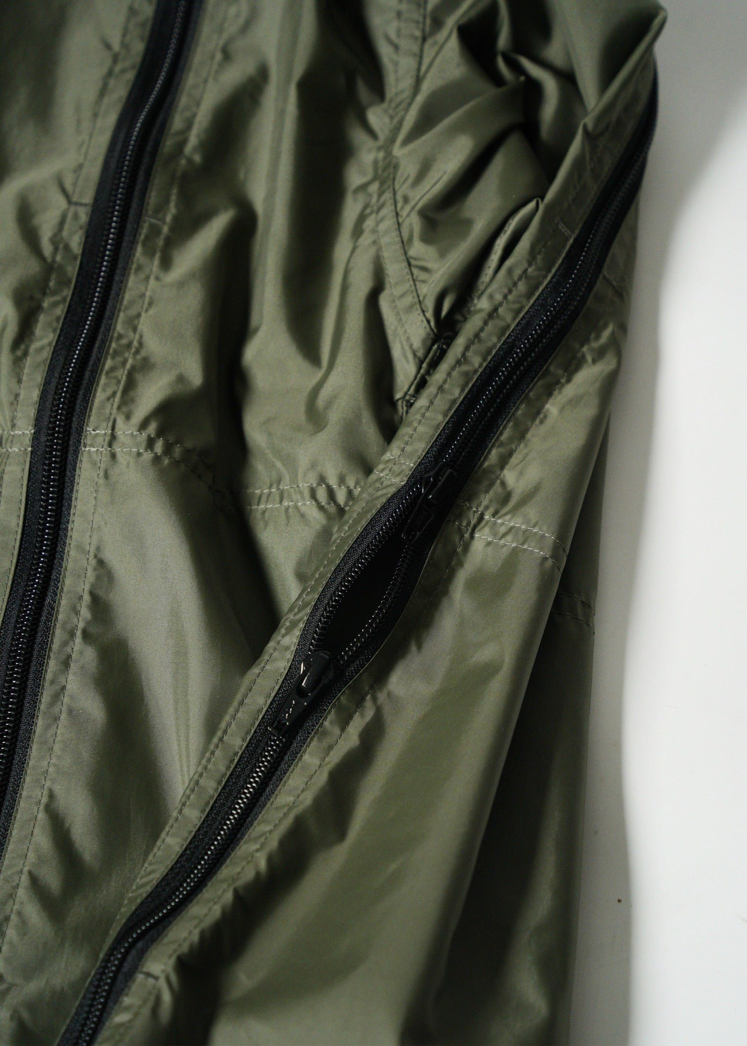 FINAL HOMME gimmick multiple zips nylon jacket