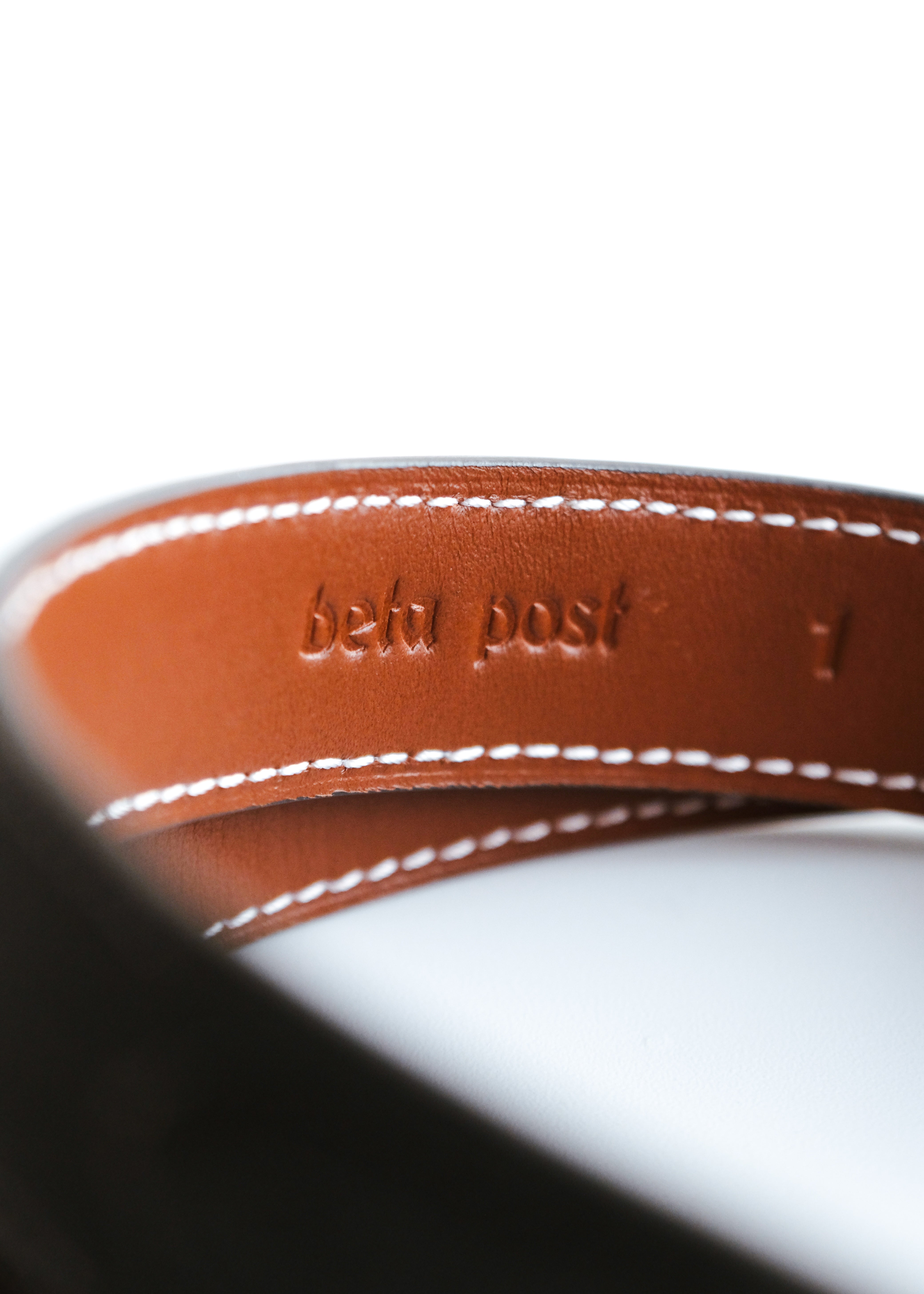 beta post reversible suspension belt 040 Gray メンズ