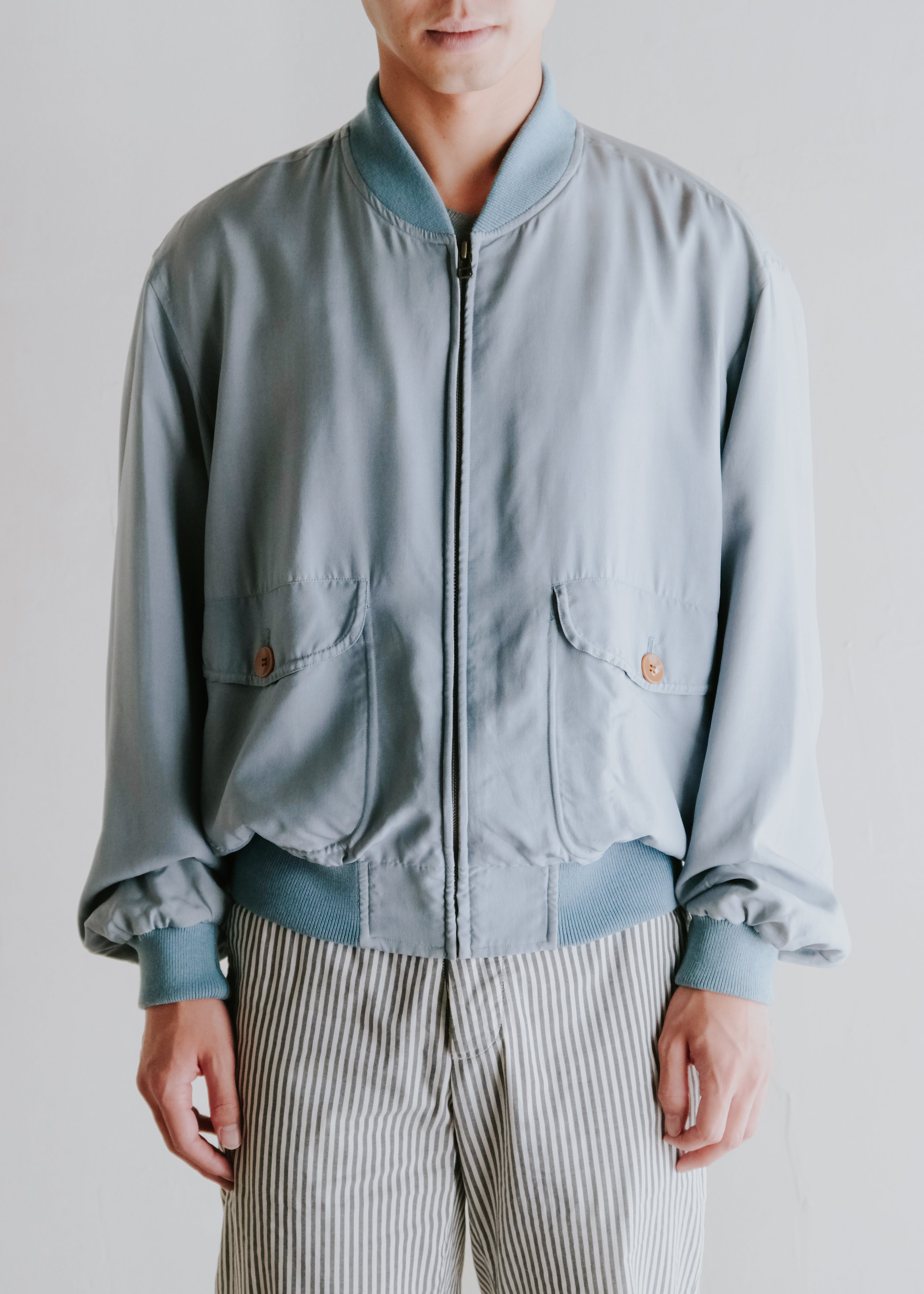 90-00's silk bomber jacket
