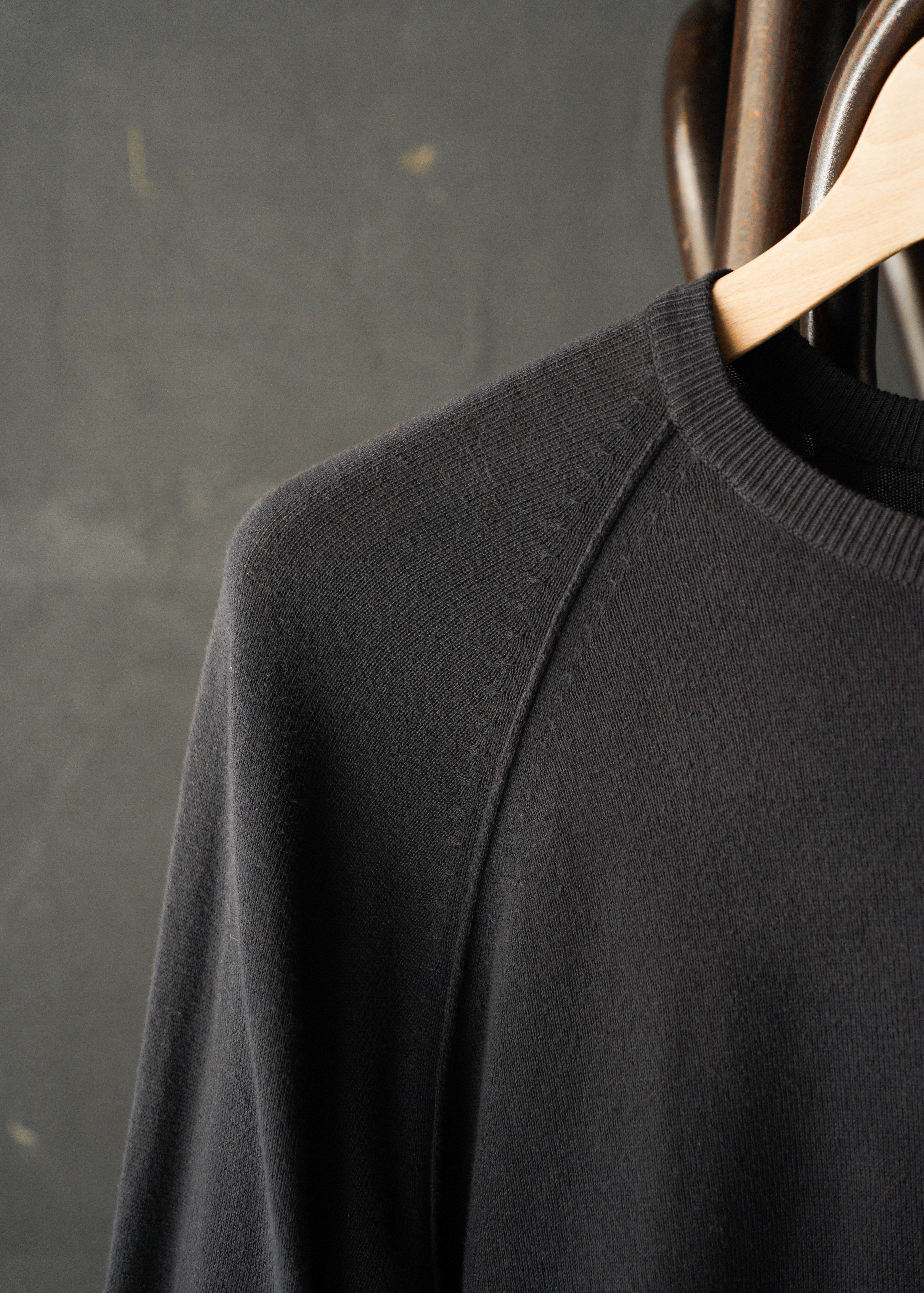 00’s MIU MIU raglan sleeve crew neck cotton knit