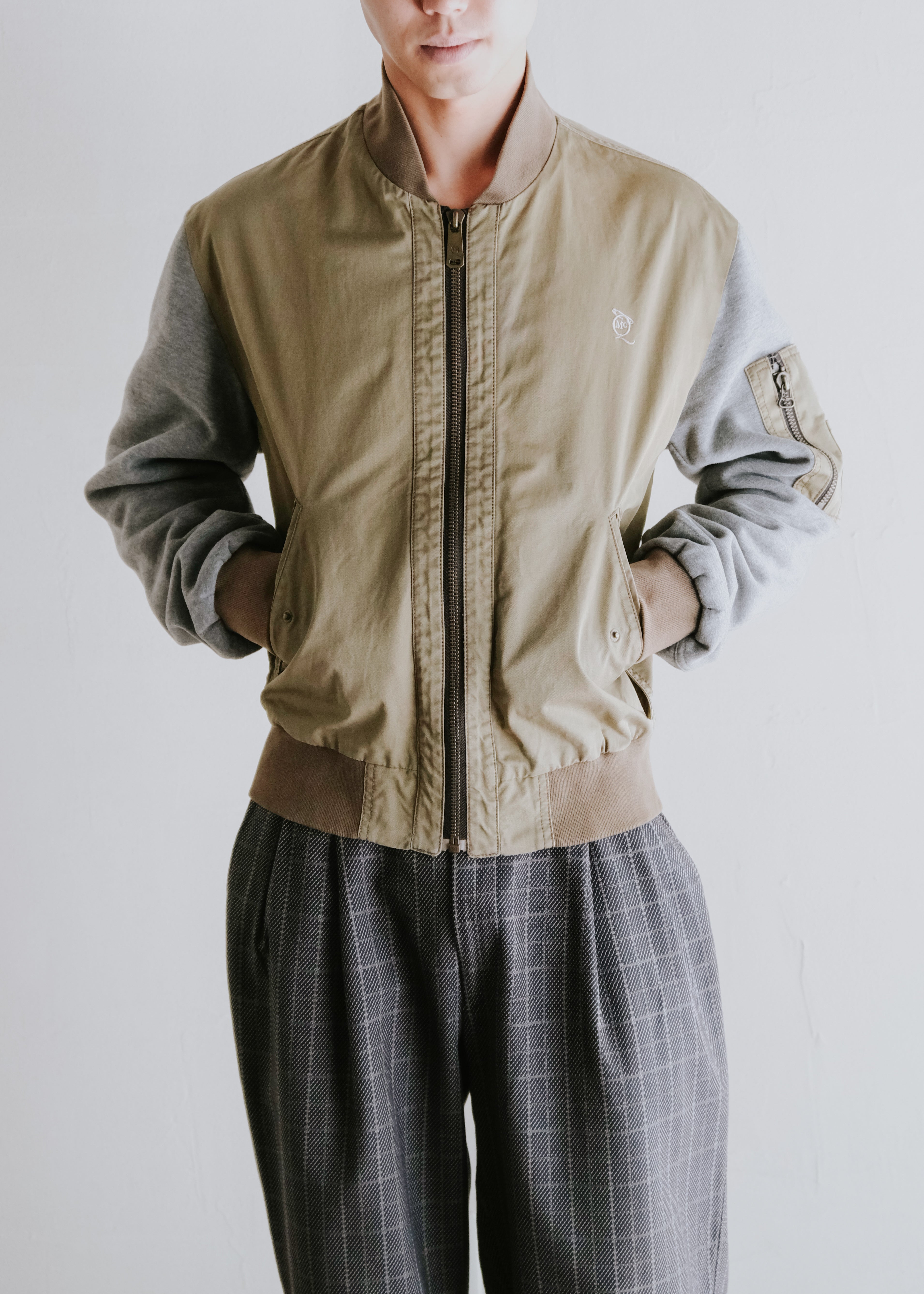 McQ by Alexander McQueen 12AW switching MA-1 jacket