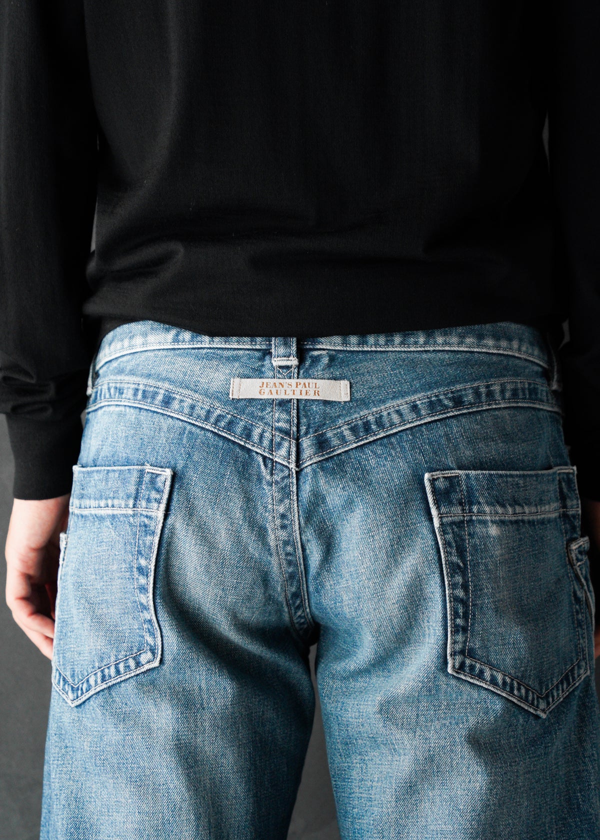 00’s JEAN’S PAUL GAULTIER low-rise wide jeans