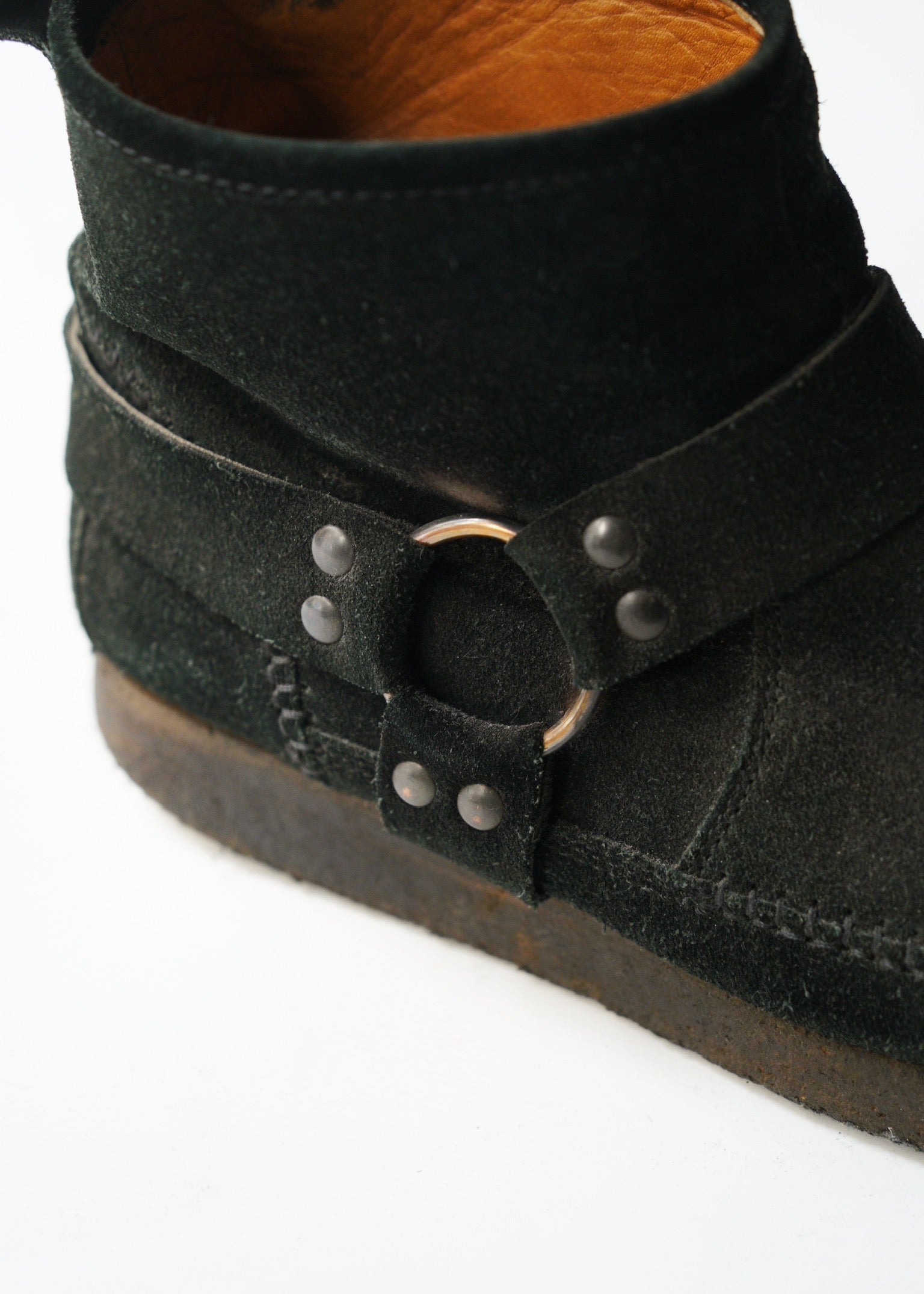Number (N)ine 05AW suede moccasins boots
