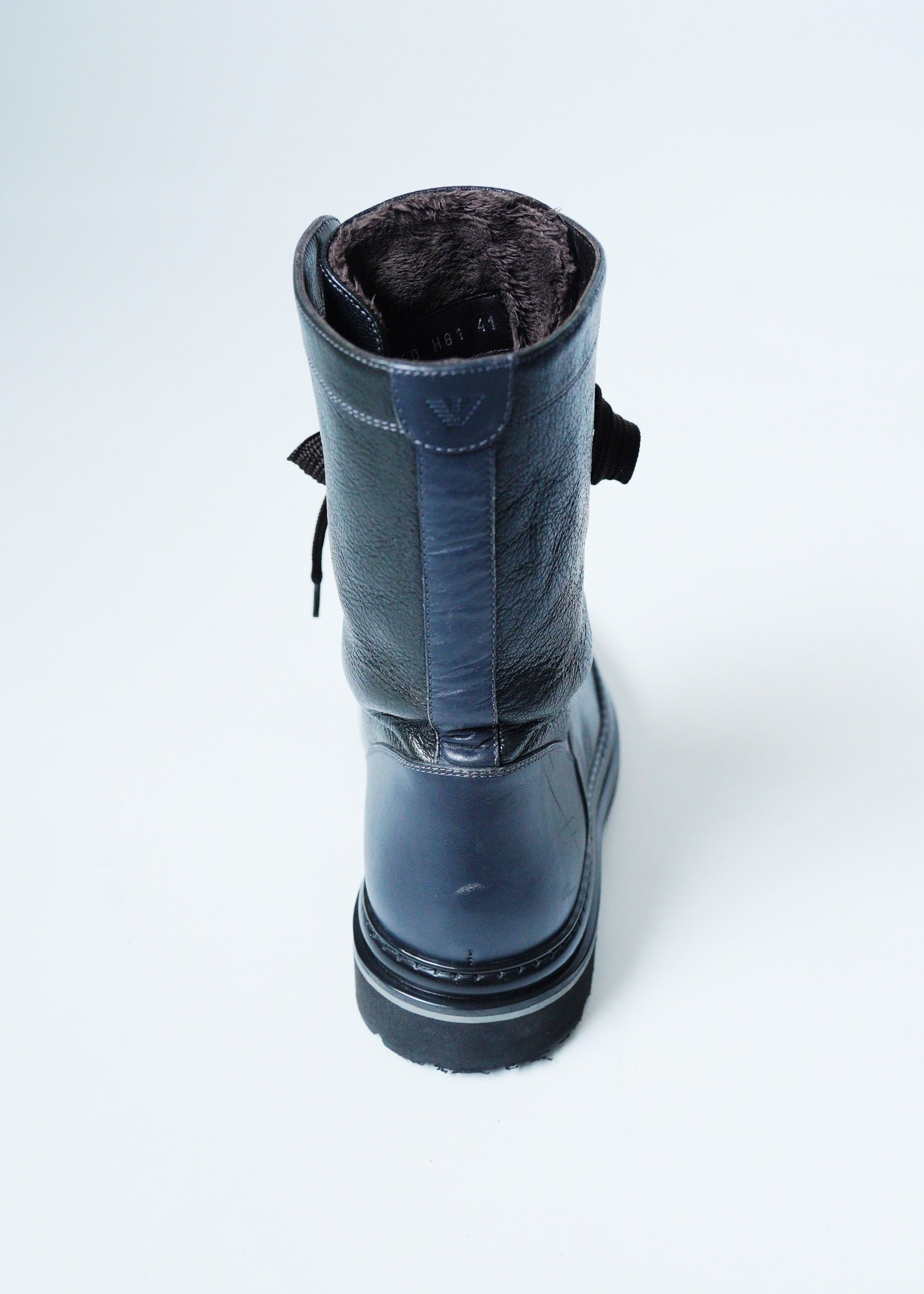 00's EMPORIO ARMANI lace up boots