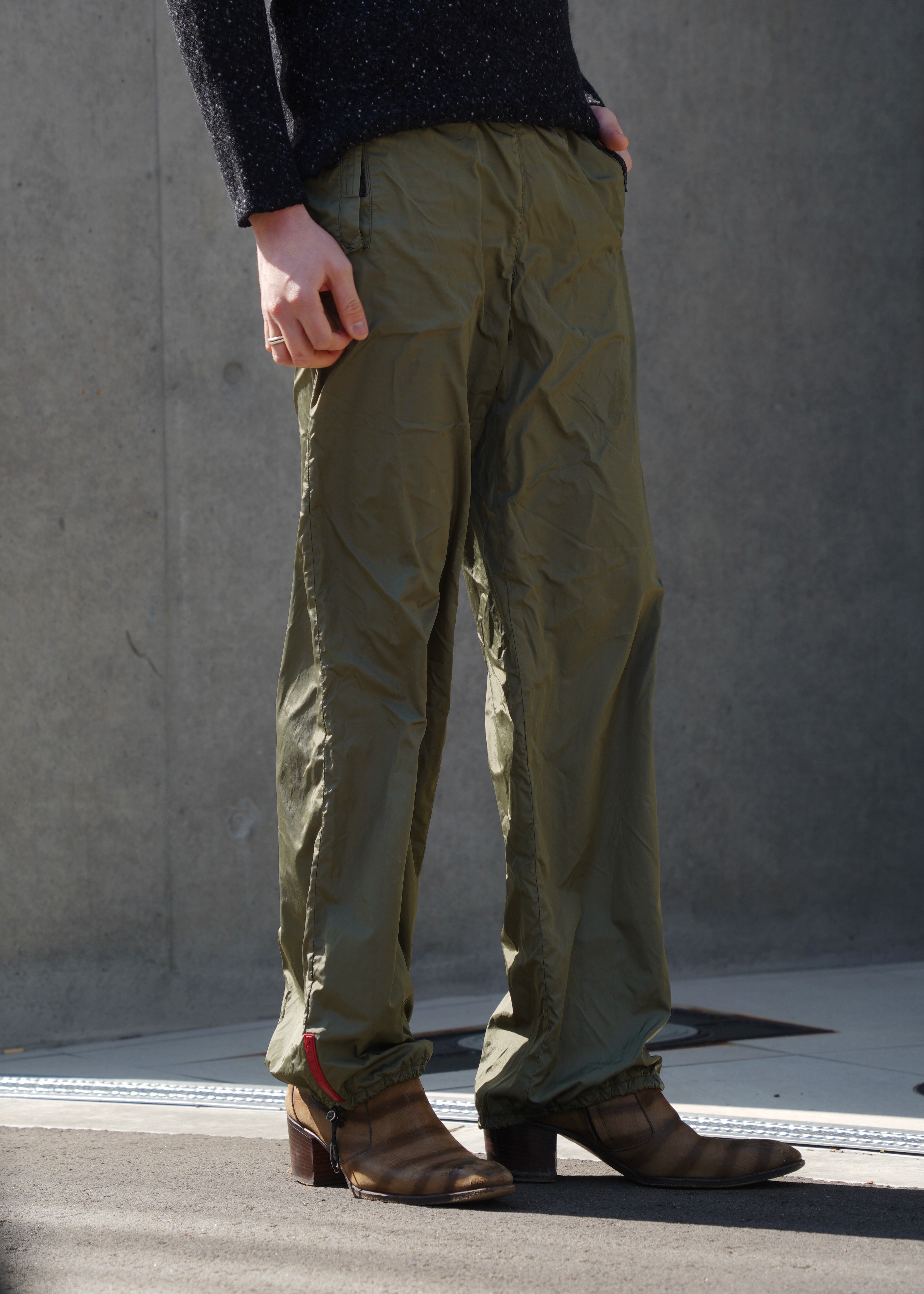 90's PRADA SPORT draw code nylon pants