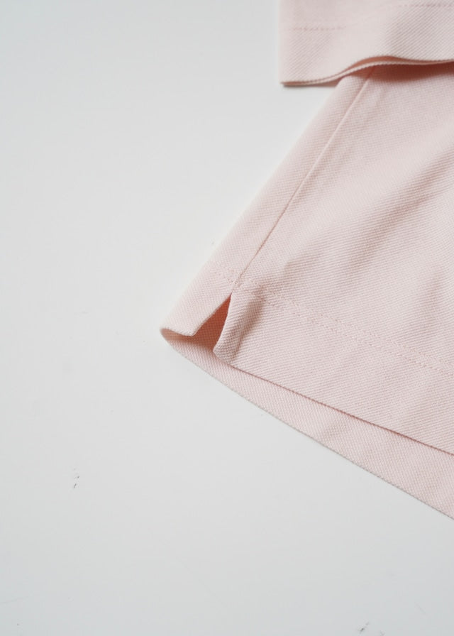 00's Salvatore Ferragamo half zip cotton knit polo