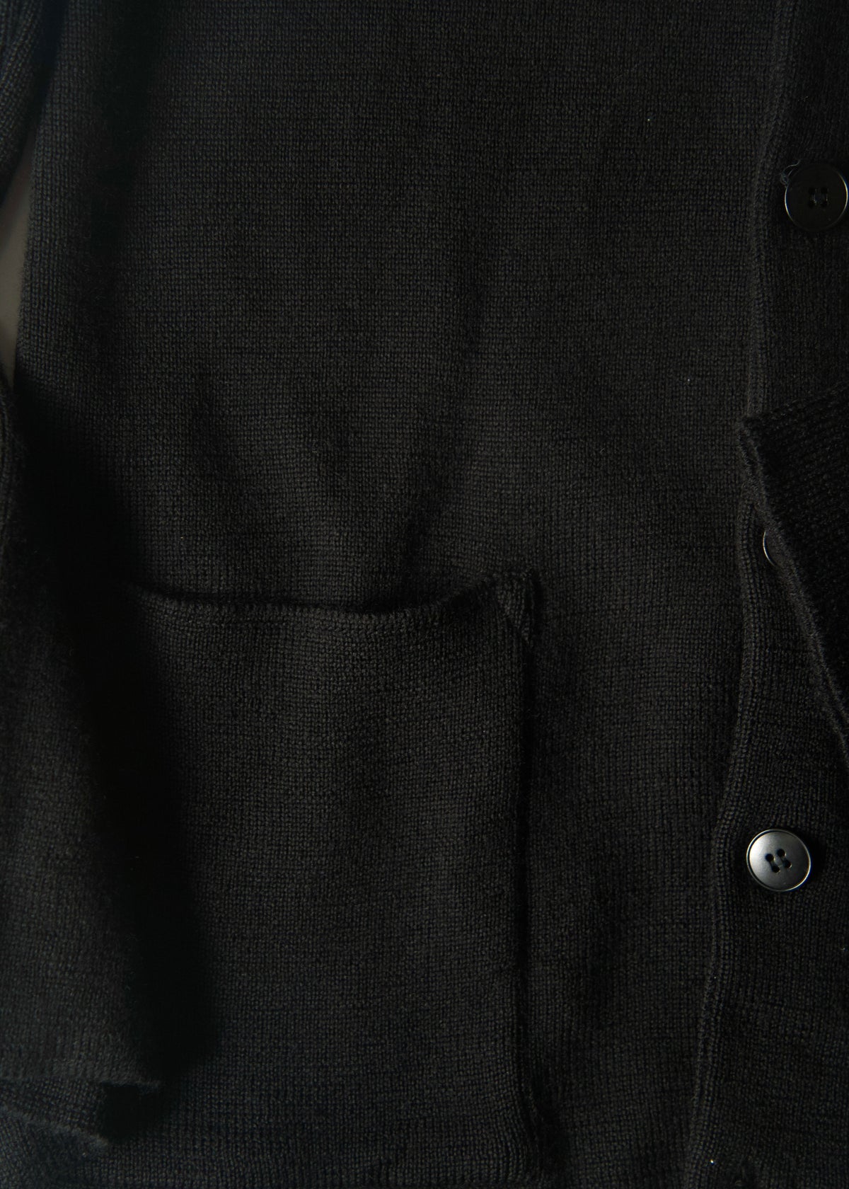 90's agnes b. homme collared wool cardigan