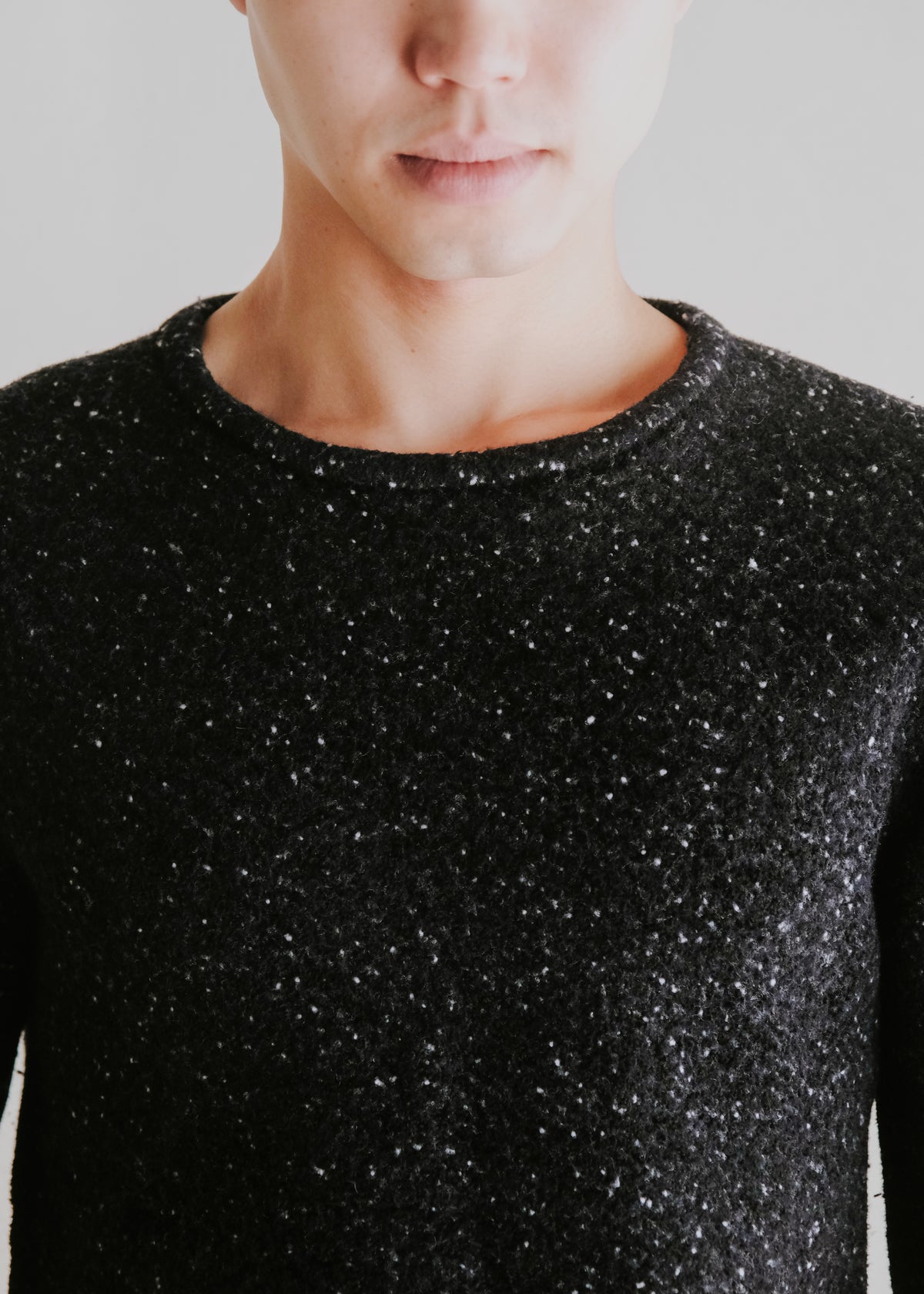 JIL SANDER ジルサンダー 22AW ribbless marble crew neck ニット メンズ