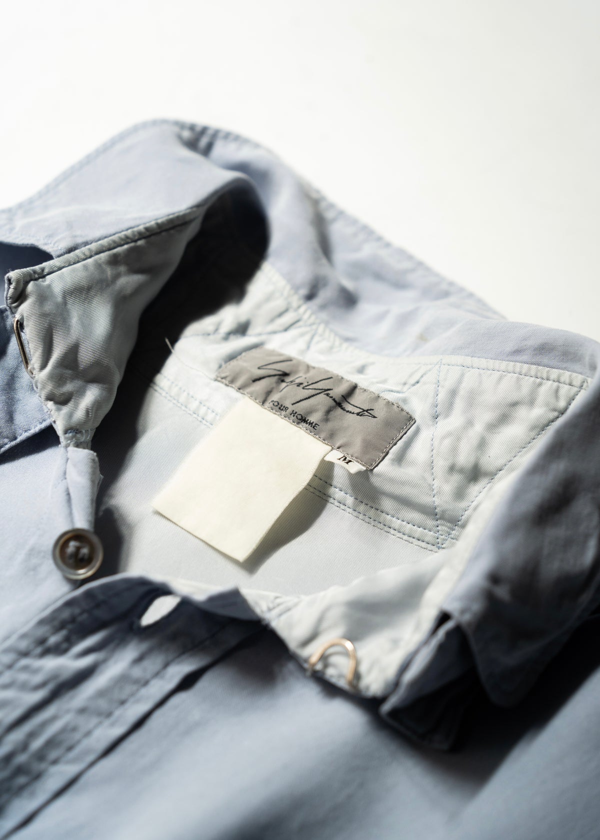 80-90’s Yohji Yamamoto POUR HOMME layered collar shirt