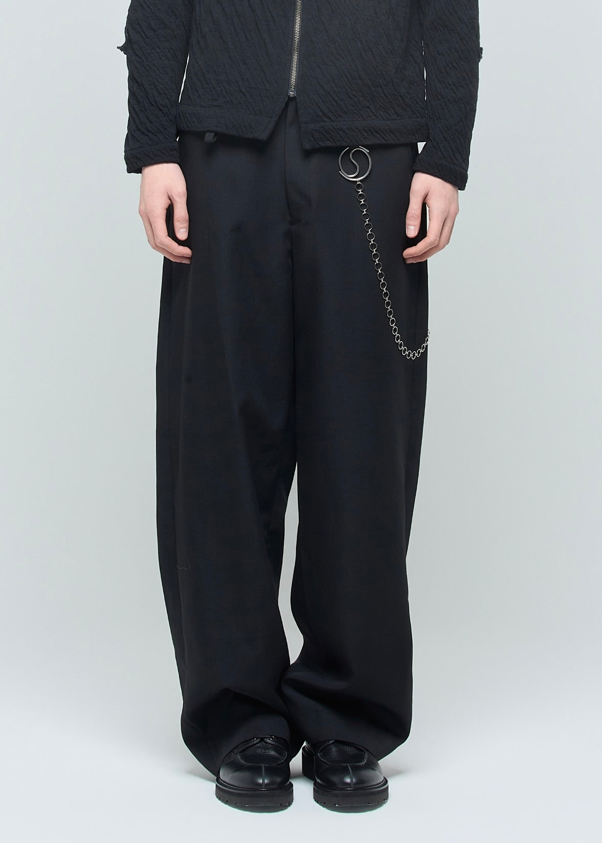 SHOOP 26AW RAYMOND CHAIN TROUSERS / Black