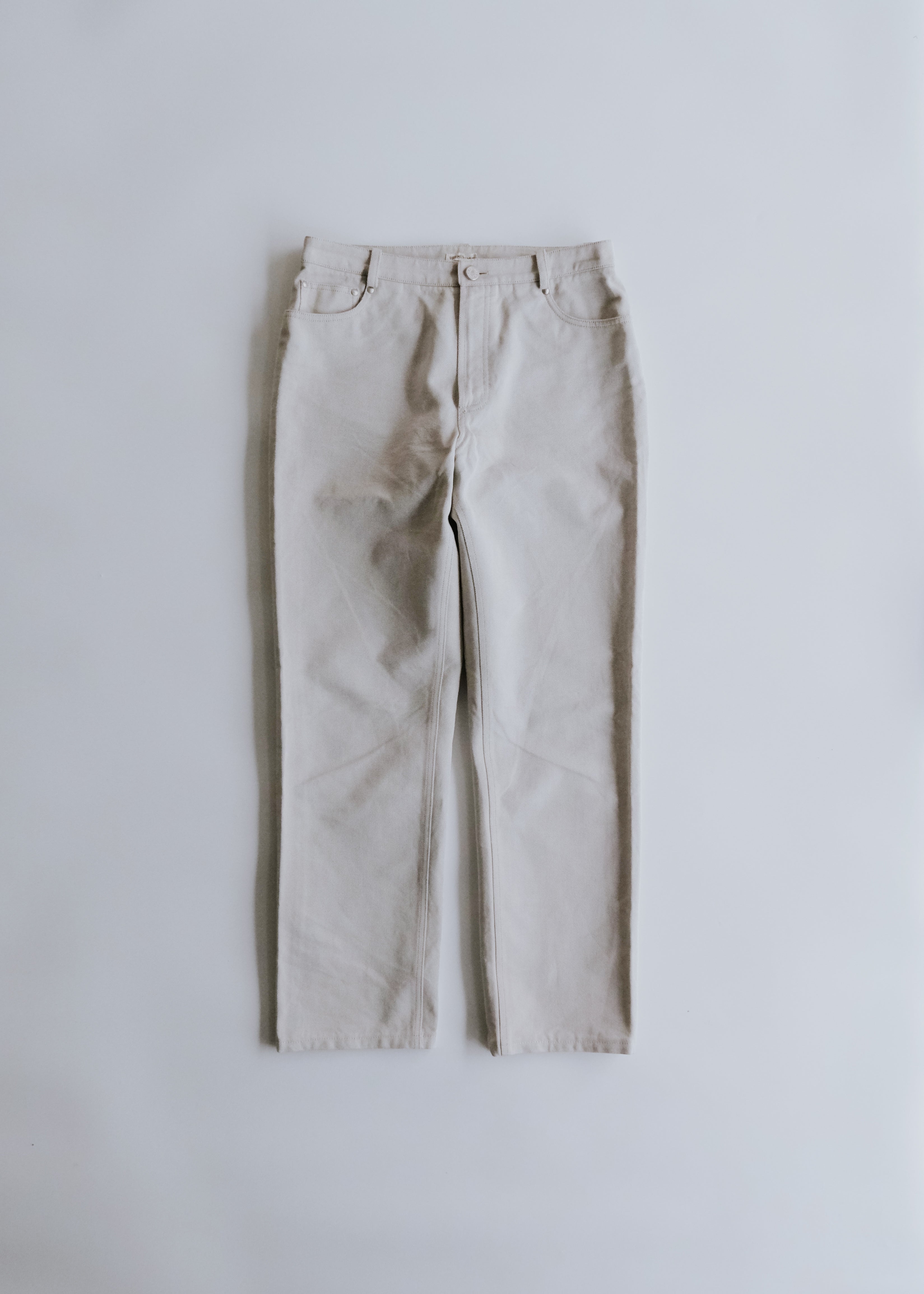HERMÈS by Martin Margiela five pocket cotton pants