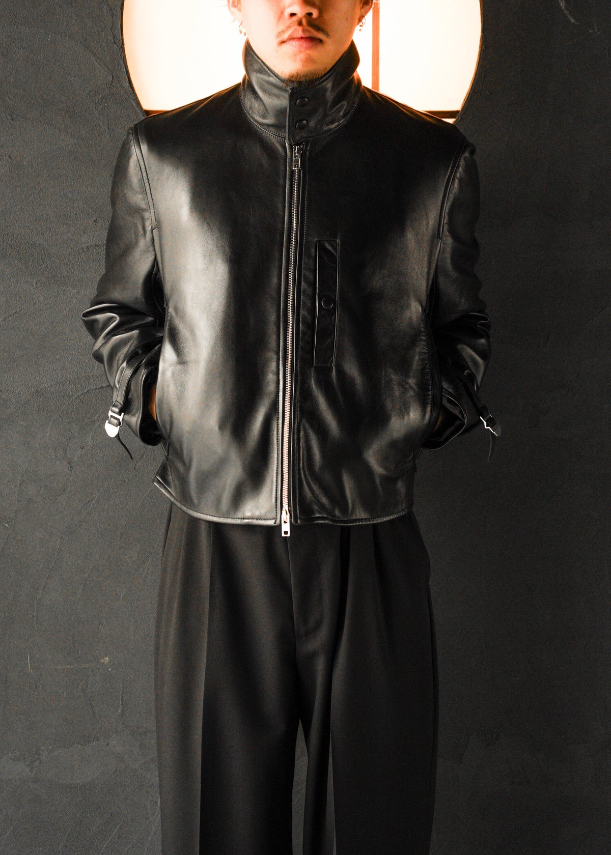 NAMACHEKO 26AW WILBUR LEATHER JACKET
