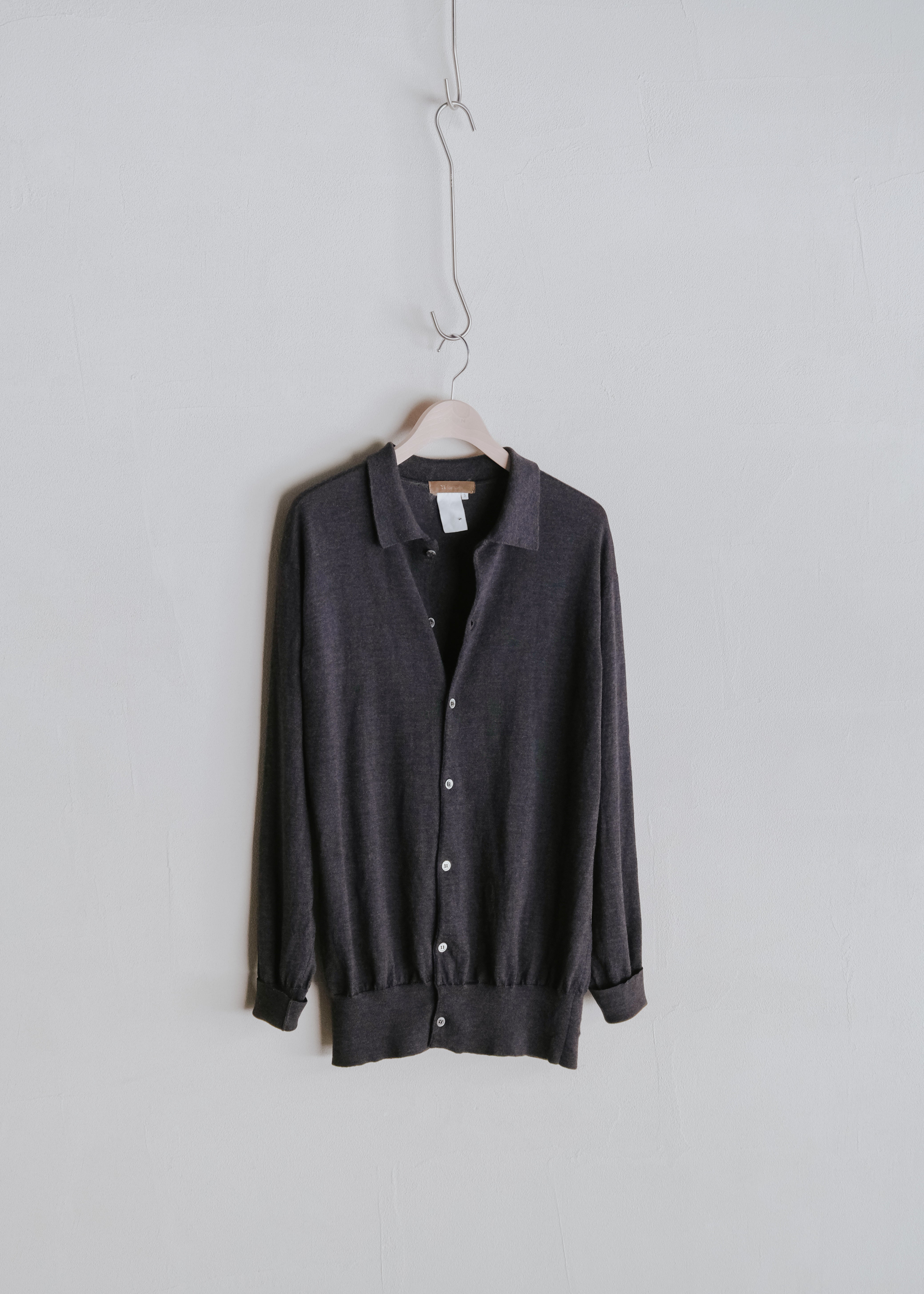 90-00's Y's for men collar knit cardigan