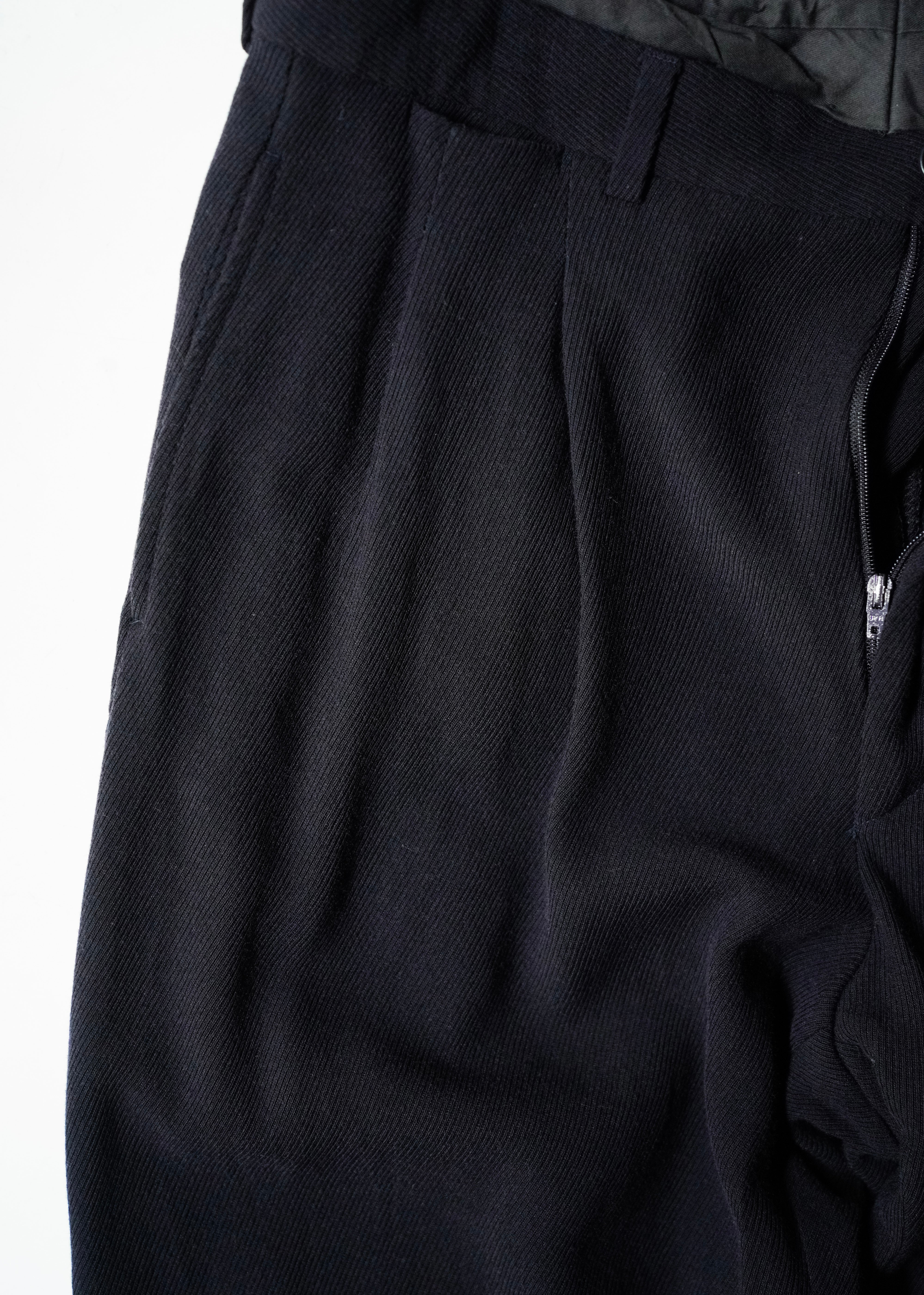 00’s EMPORIO ARMANI wool blend rayon tapered slacks