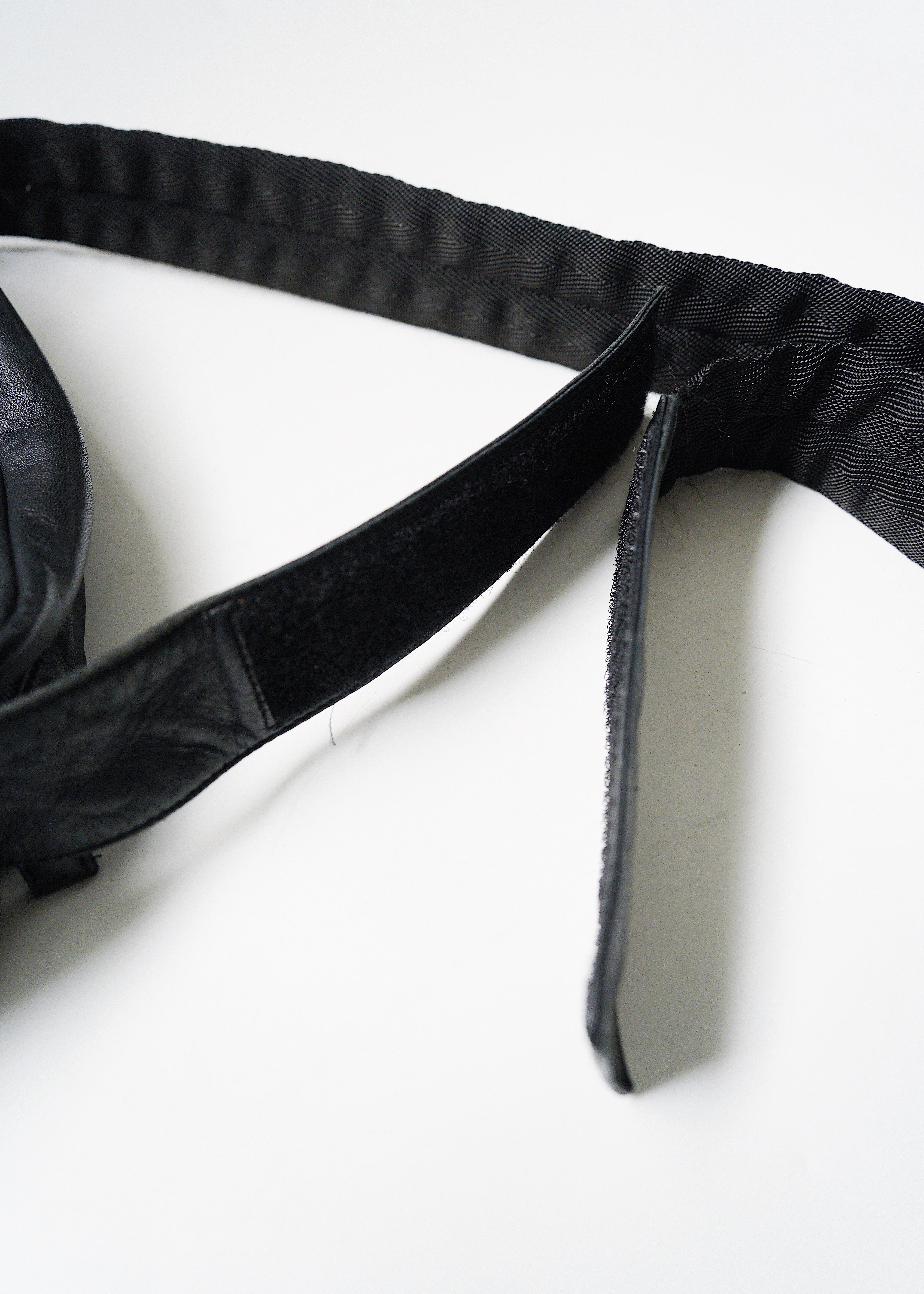 90's PRADA nylon leather shoulder bag