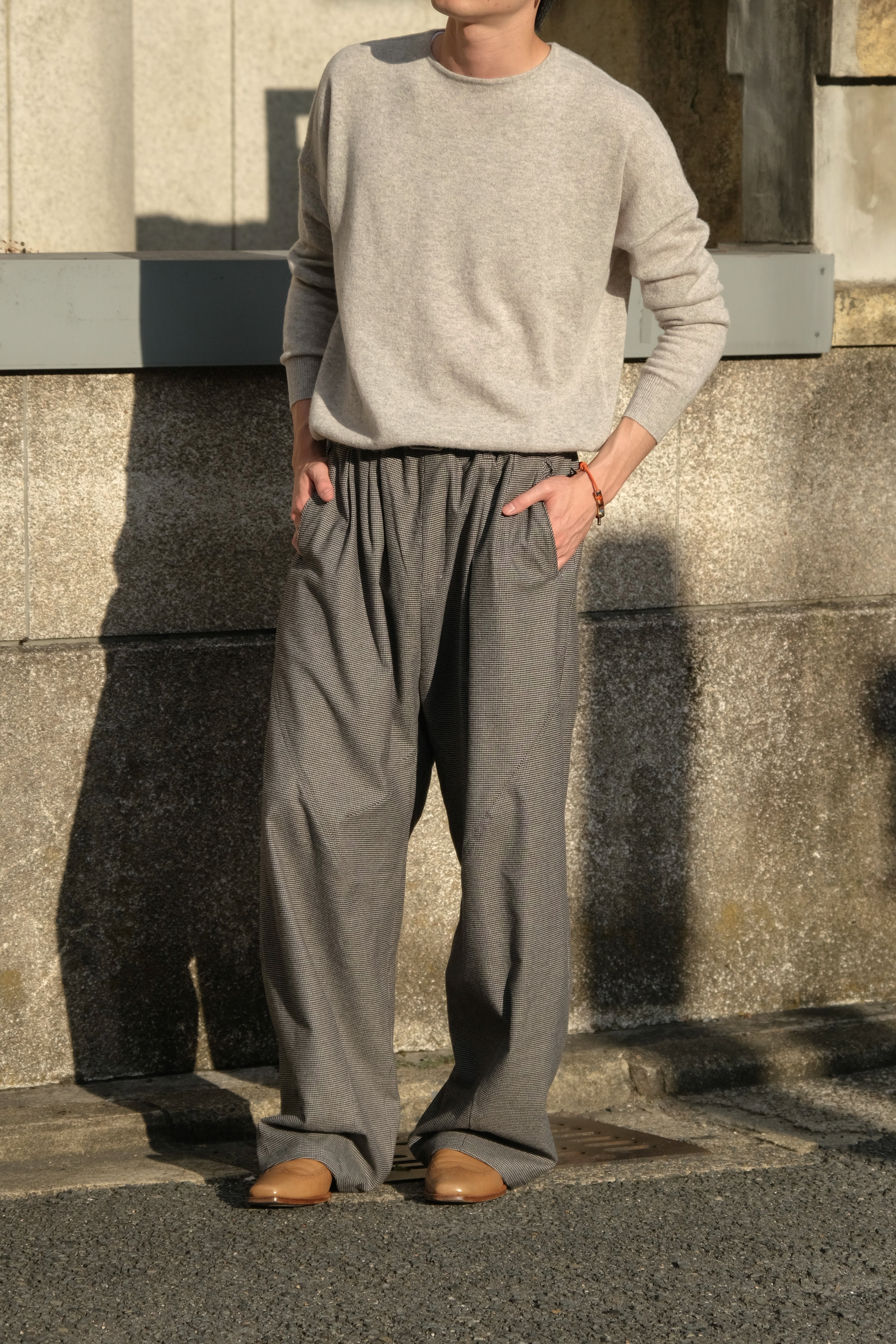 HOMO LUDENS 26AW Ex. Y.M. Jockey easy パンツ gray メンズ