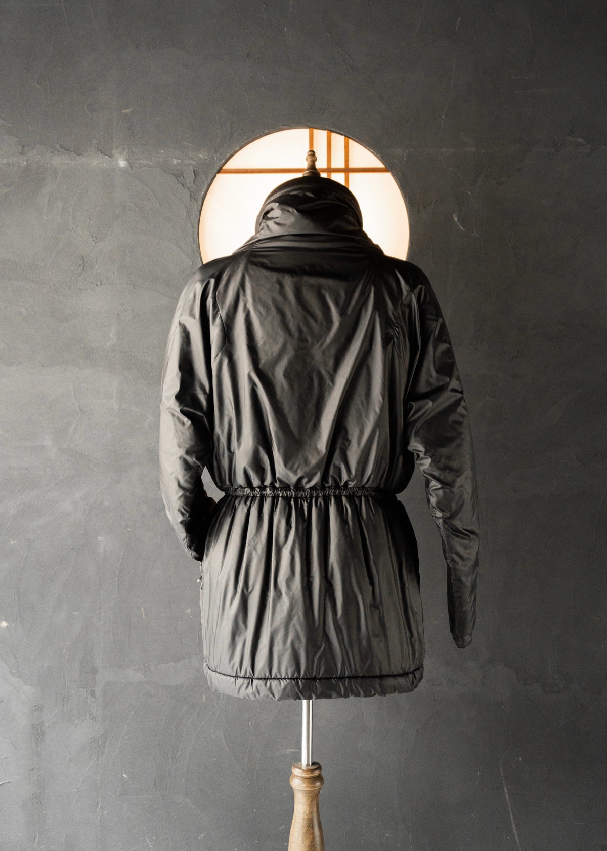DIRK BIKKEMBERGS 99AW space collar zip up nylon jacket
