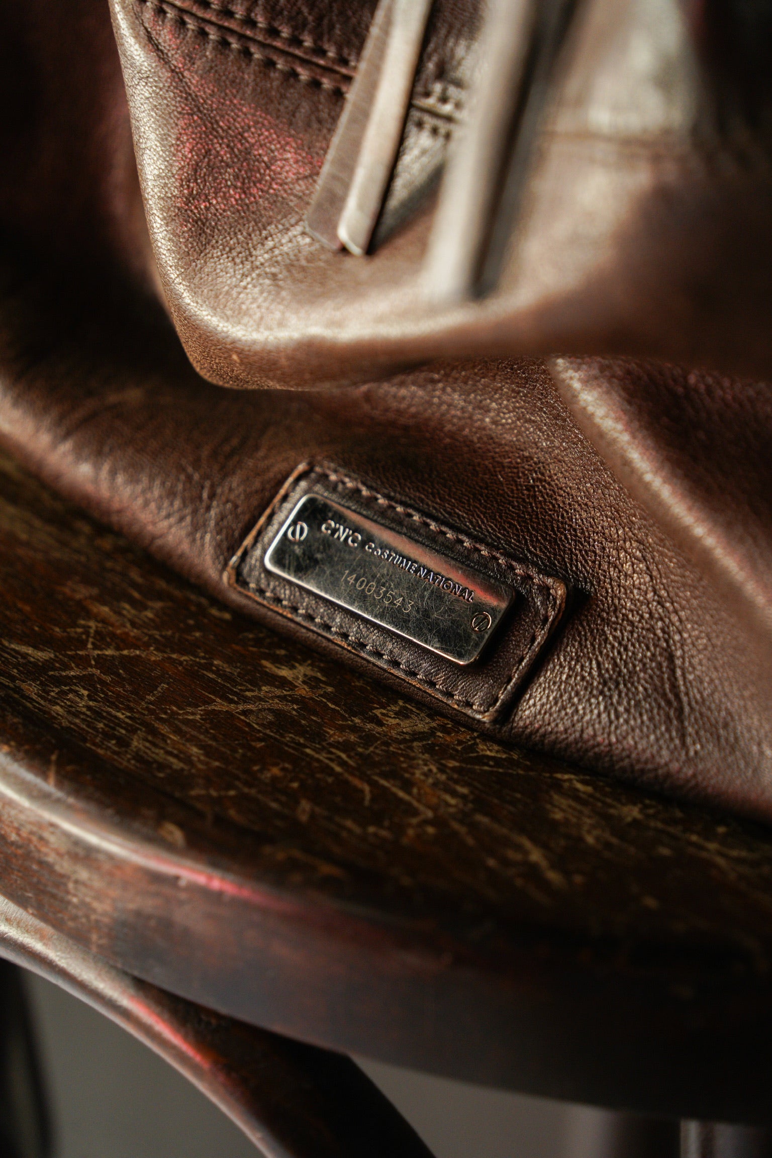 00's- C’N’C CoSTUME NATIONAL leather hobo bag