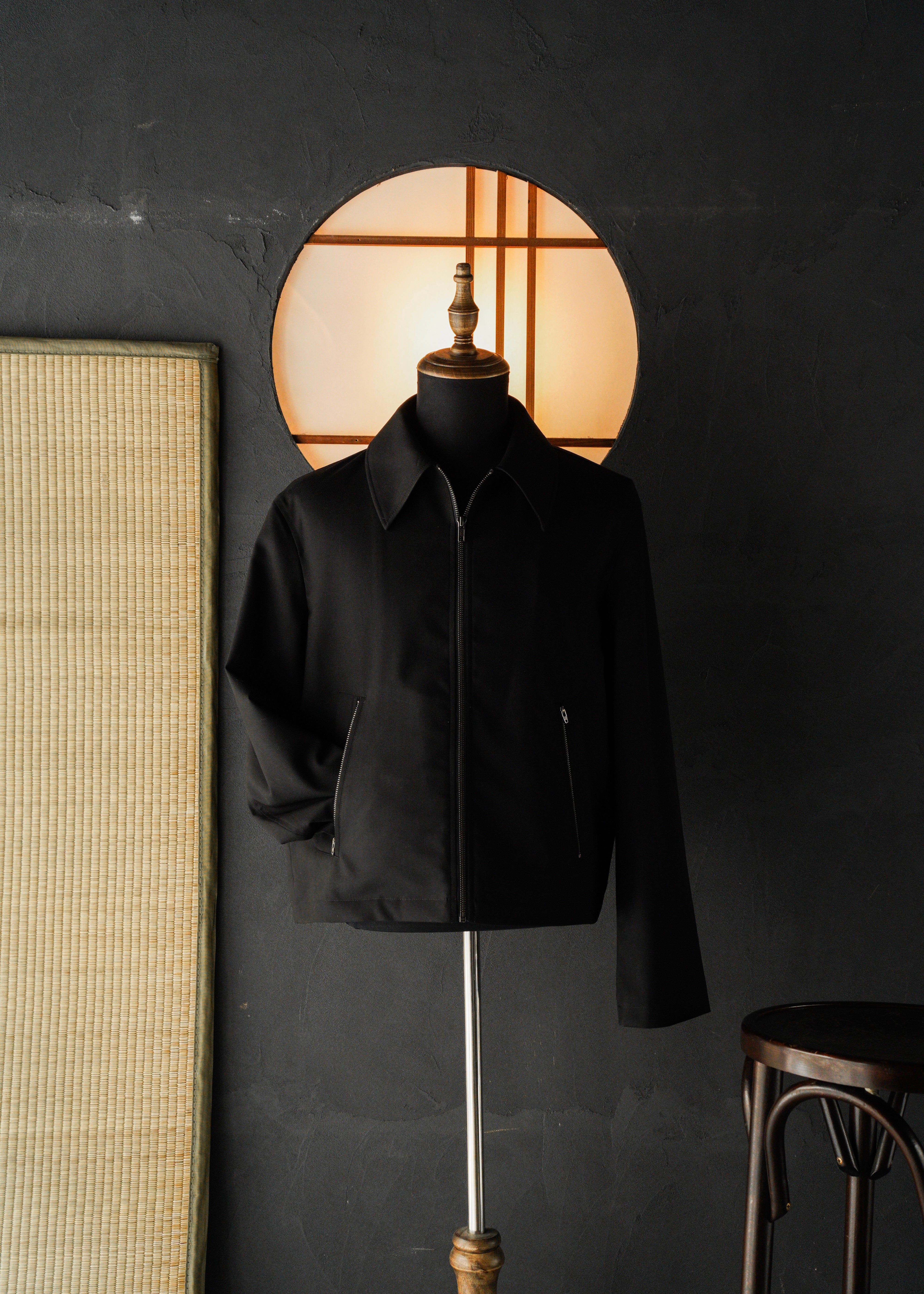 SHOOP 26SS EVERYDAY ZIPPER JACKET / Black