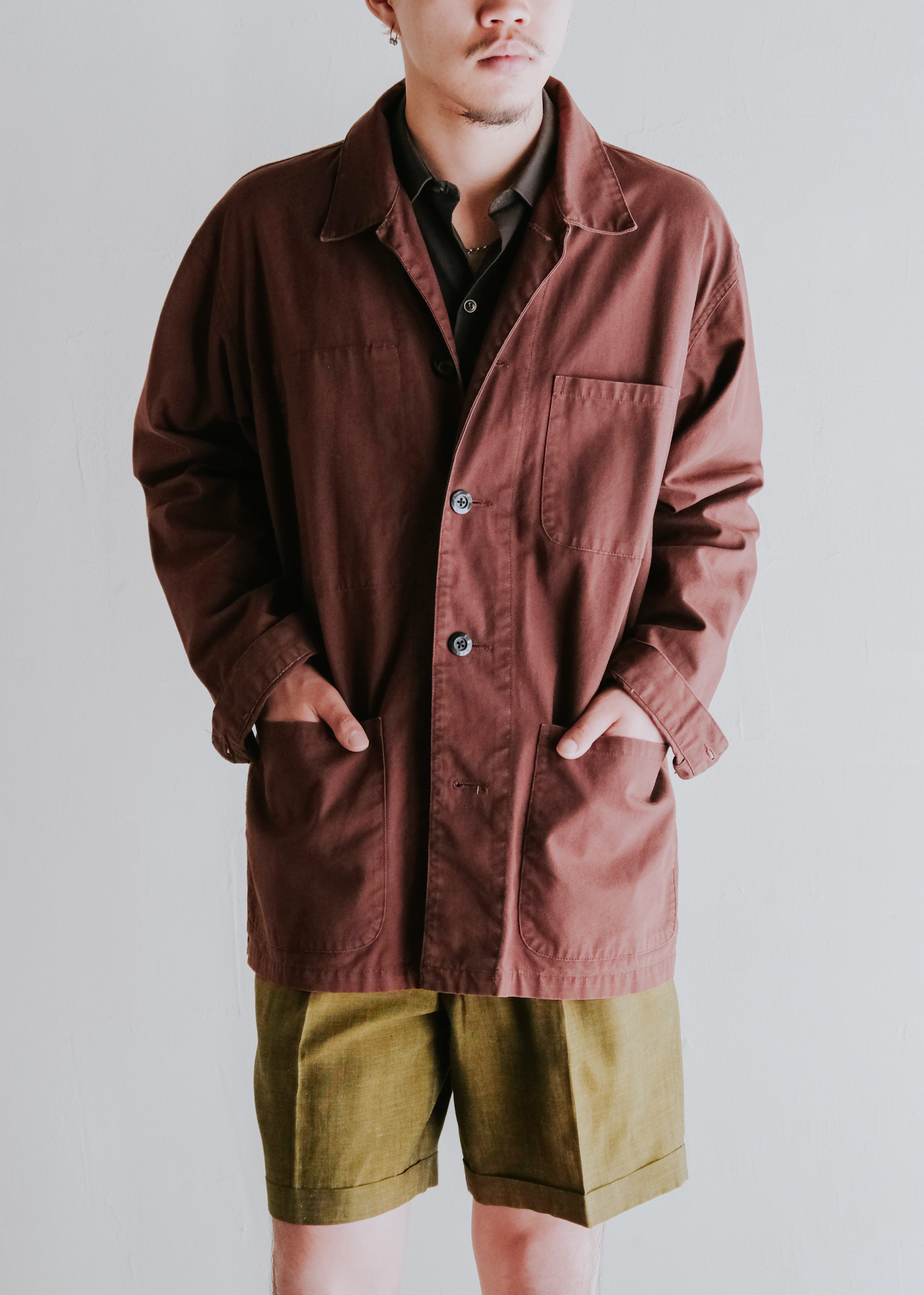 80's Japanese vintage cotton coveralls