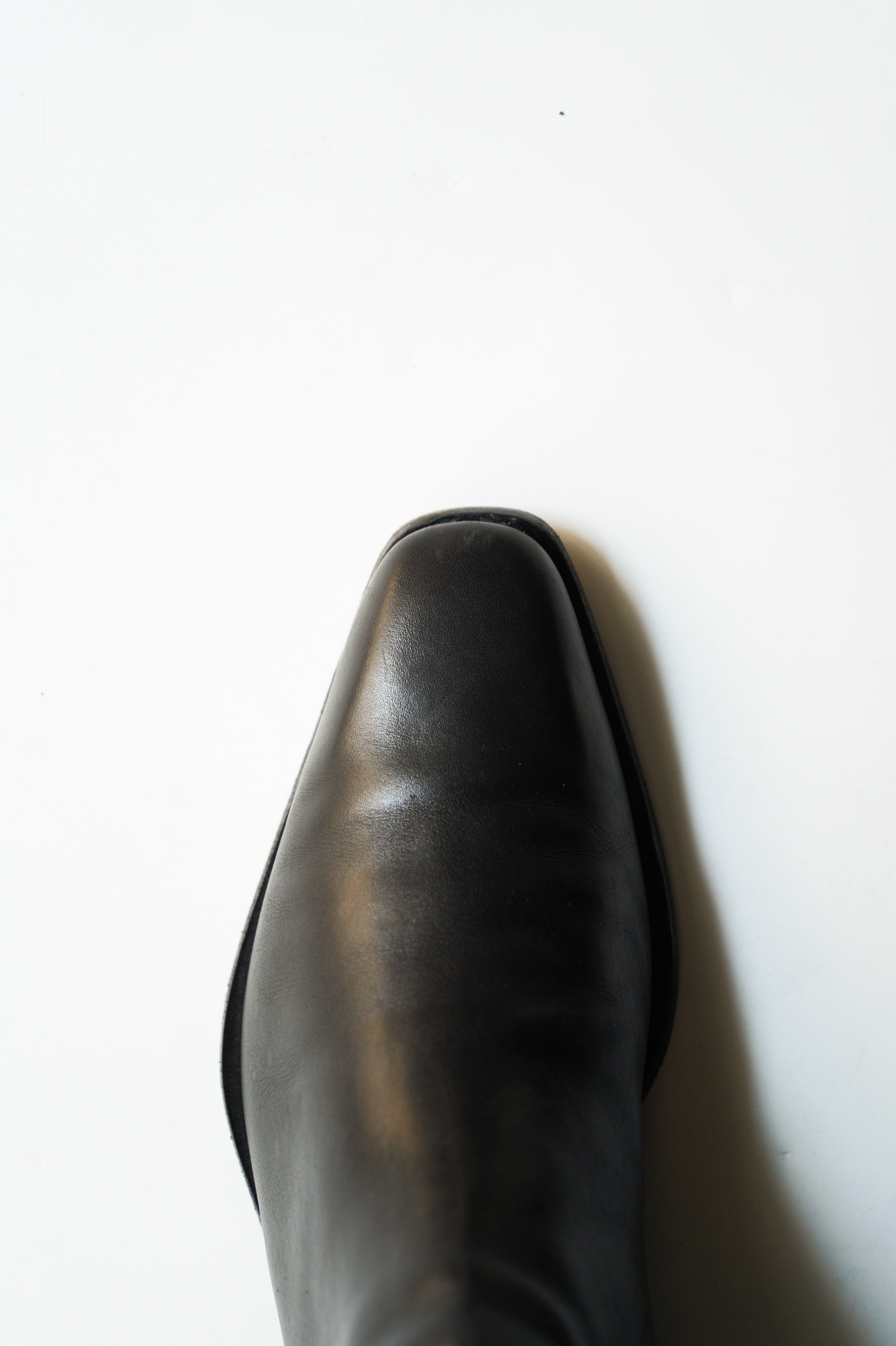 00's GUCCI Interlocking G     Chisel-toe side zip boots