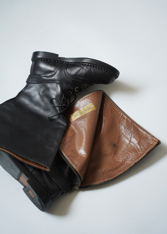 DIRK BIKKEMBERGS HOMMES 1987 back zip long boots