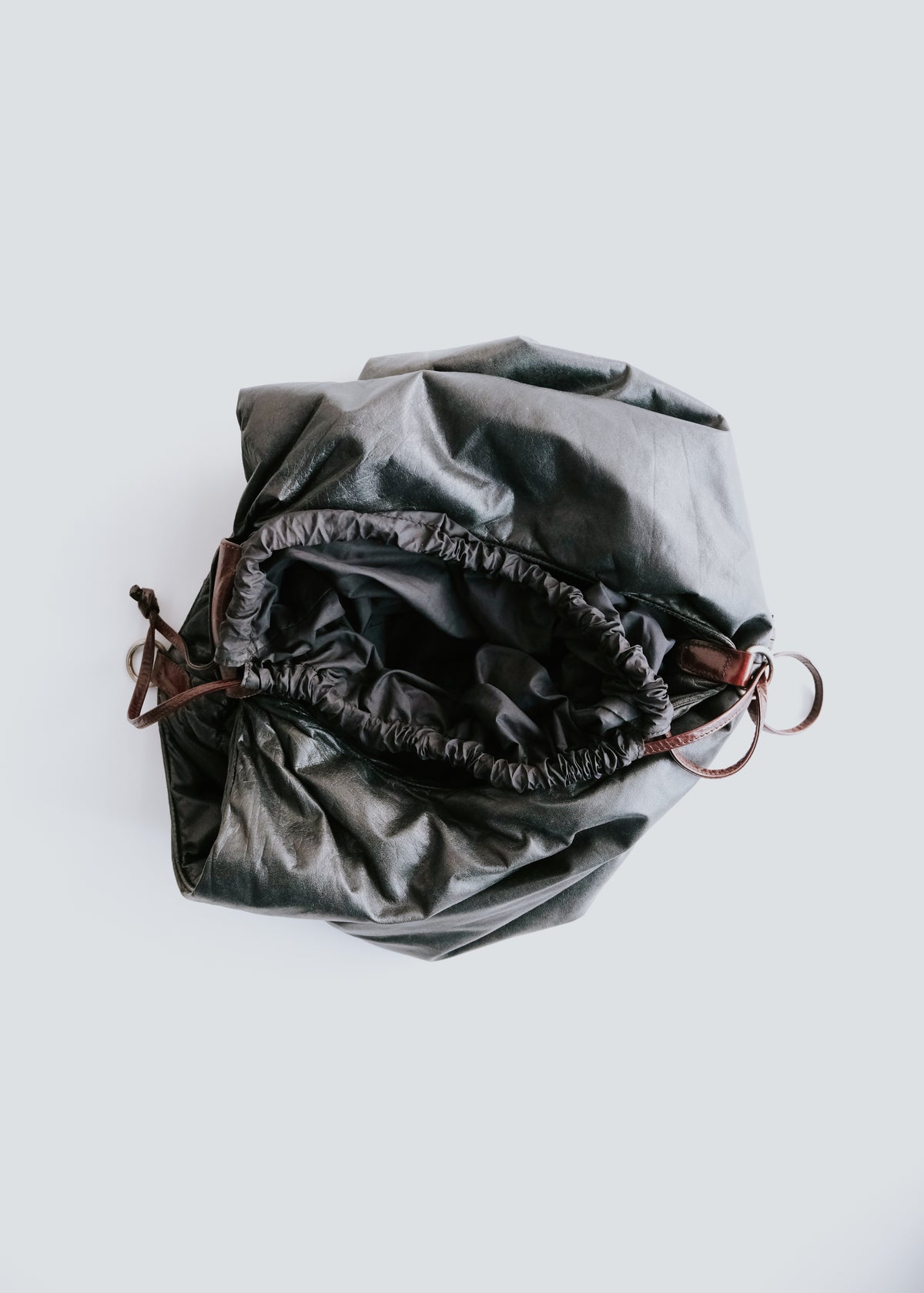 MARNI 07AW gathered leather hobo bag