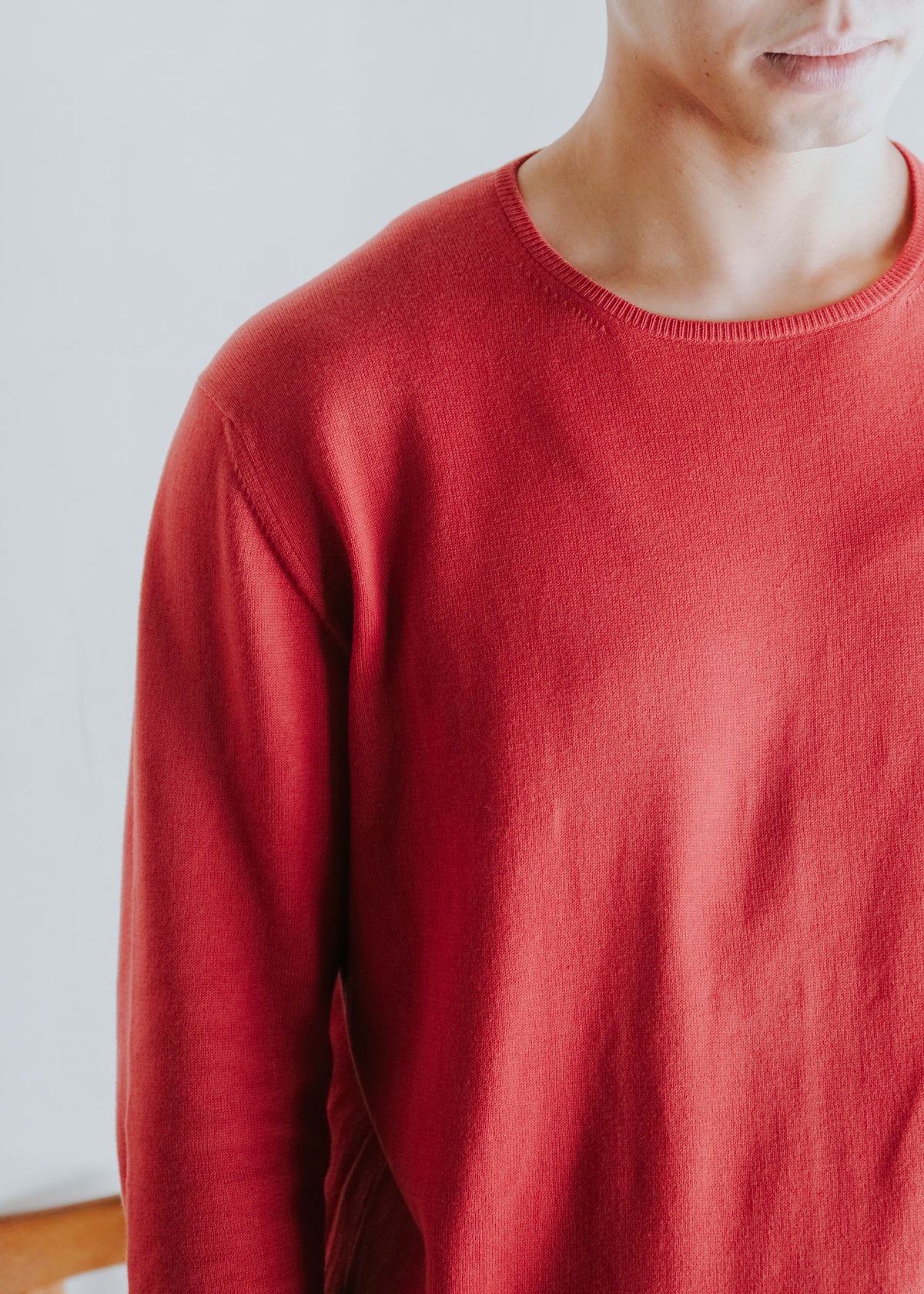 00's Cruciani cotton crew neck cut and sew