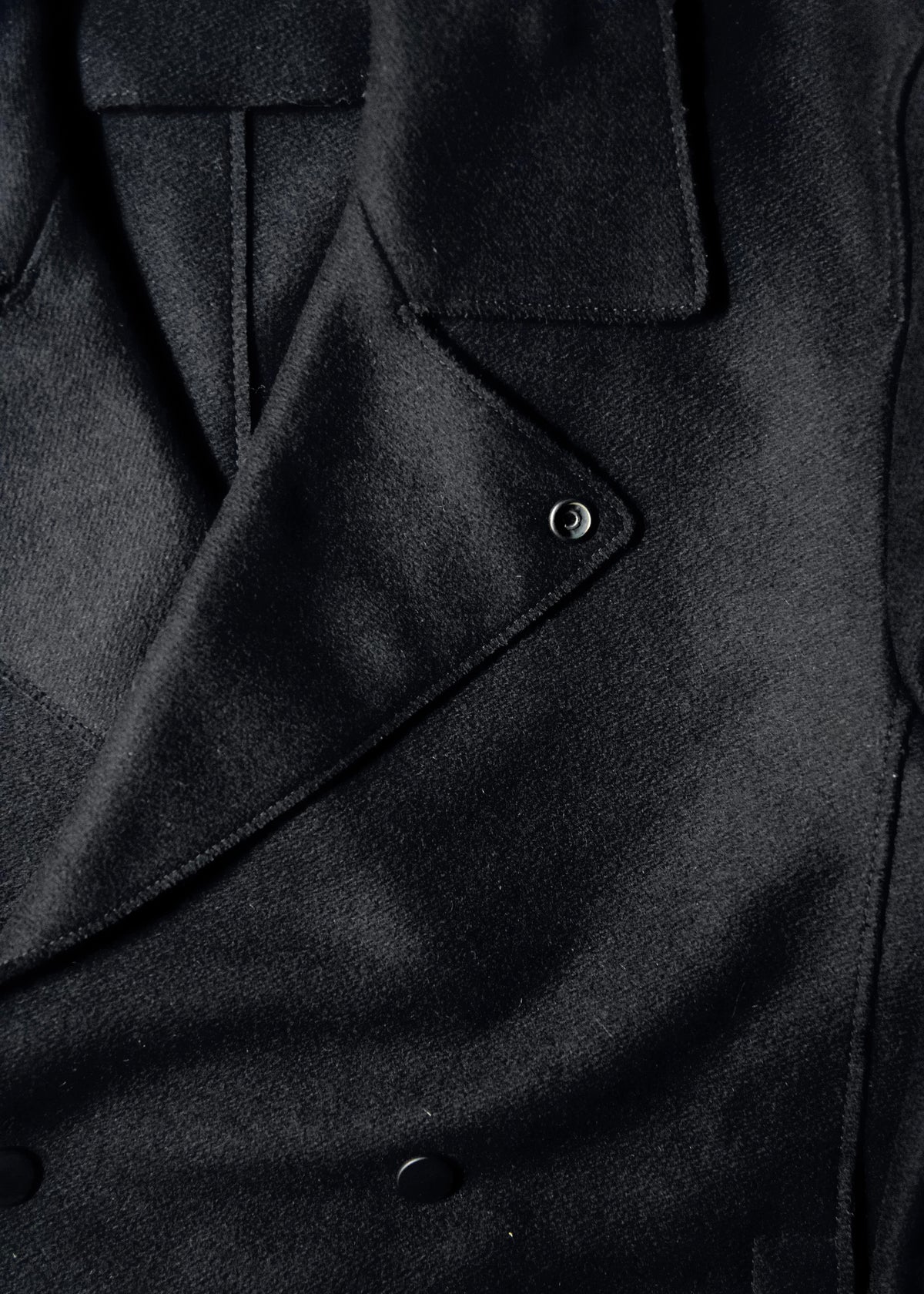 EMPORIO ARMANI 2012AW snap button wool p coat