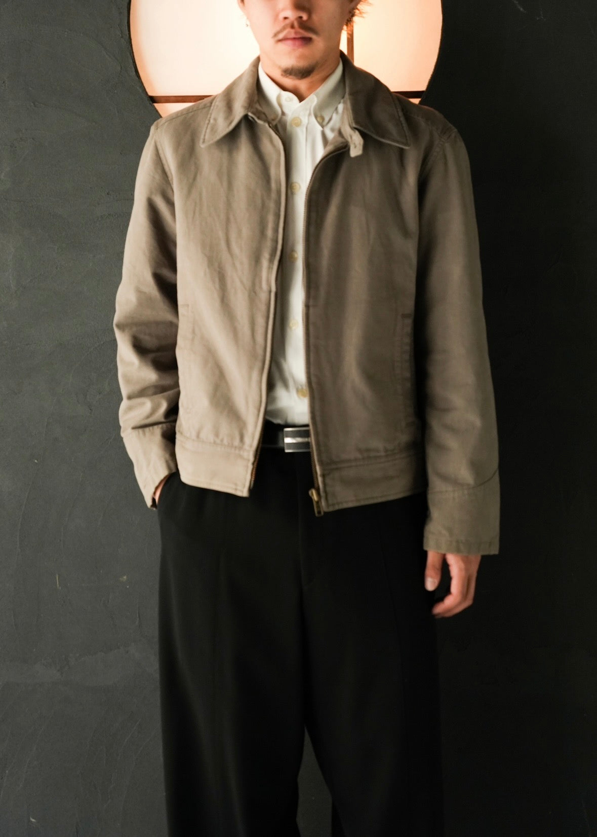 90-00’s agnes b. homme zip up cotton jacket