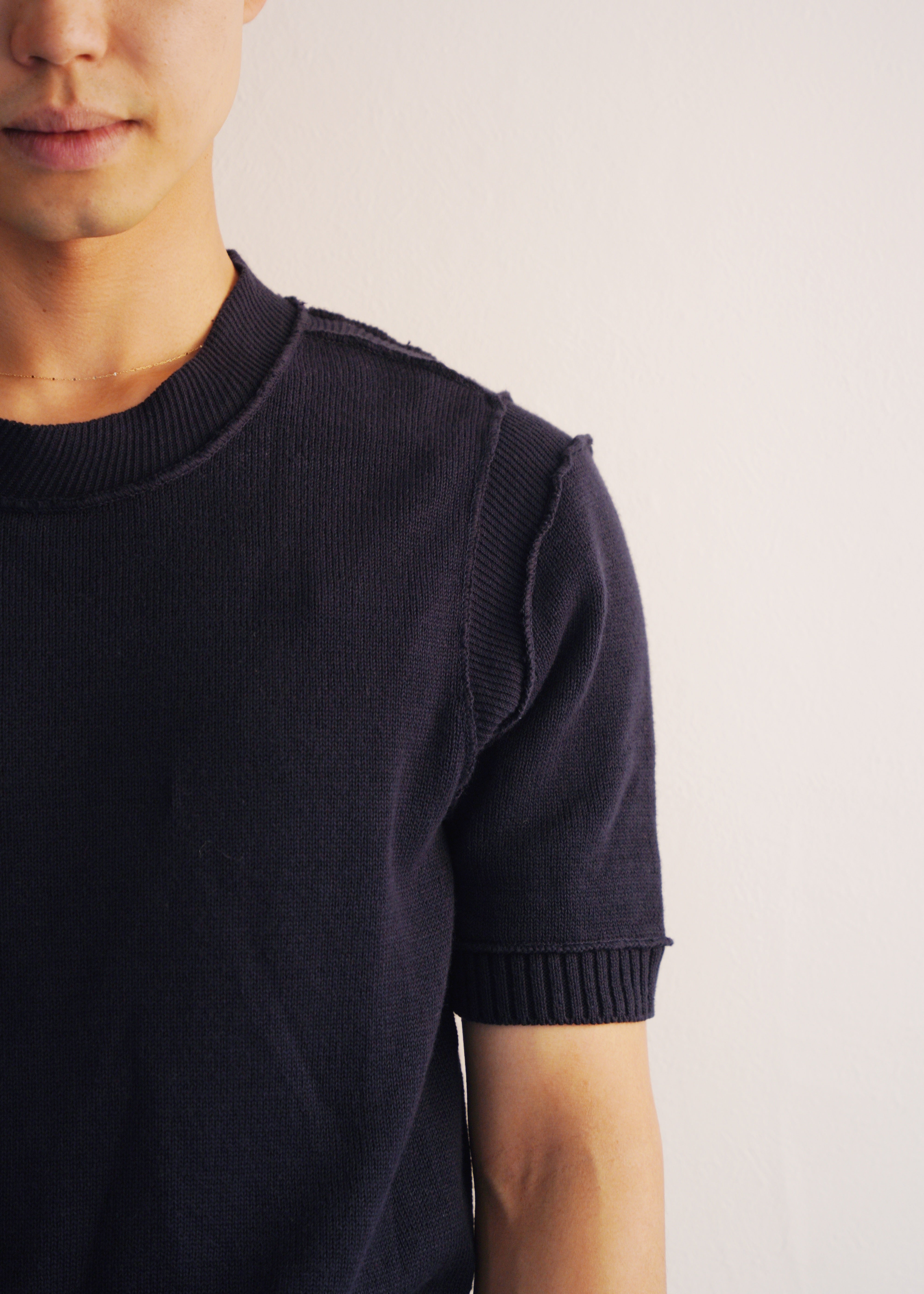 00's DOLCE & GABBANA cotton short sleeve knit